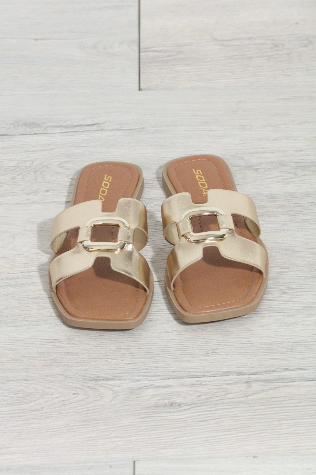 Feng Gold Buckle Sandal-FINAL SALE