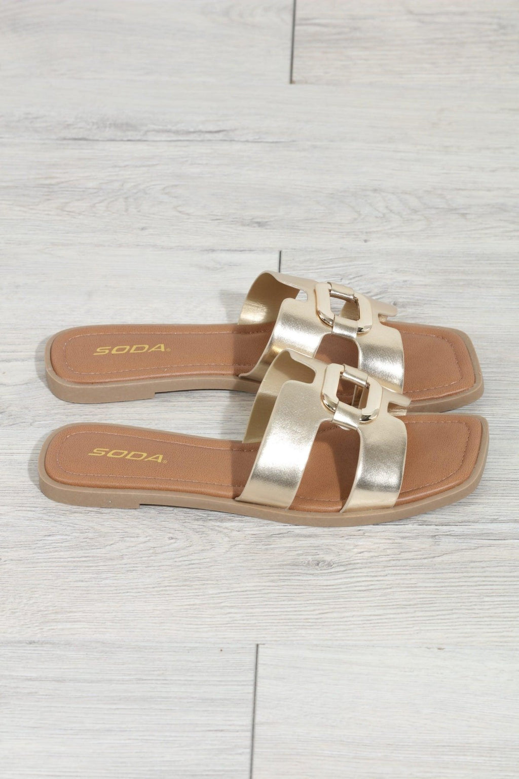Feng Gold Buckle Sandal-FINAL SALE