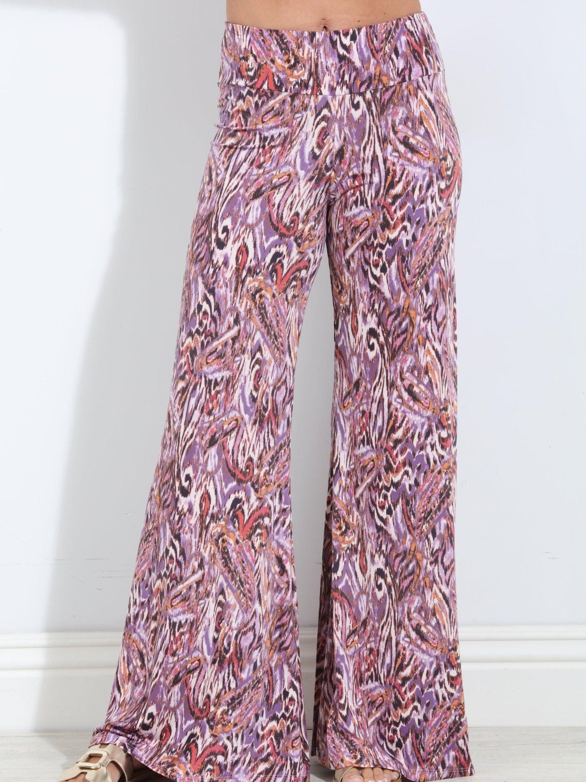 Venus Stretch Wide Leg Pants-FINAL SALE
