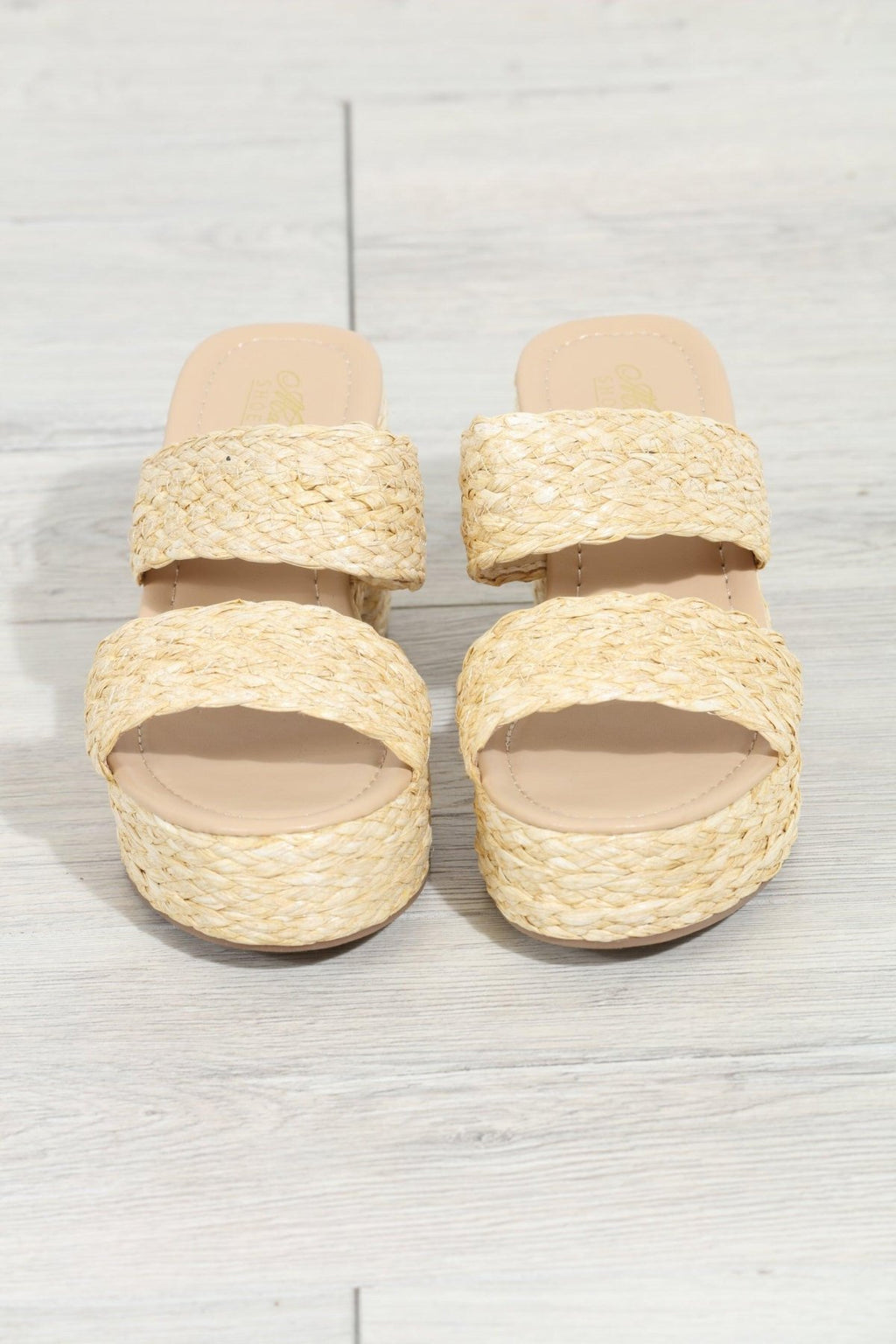 Botana Rattan Heeled Wedge-FINAL SALE