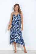 Lizette Stretch Cowl Midi Dress-FINAL SALE