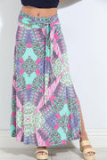 Memphis Tie Front Maxi Skirt-FINAL SALE