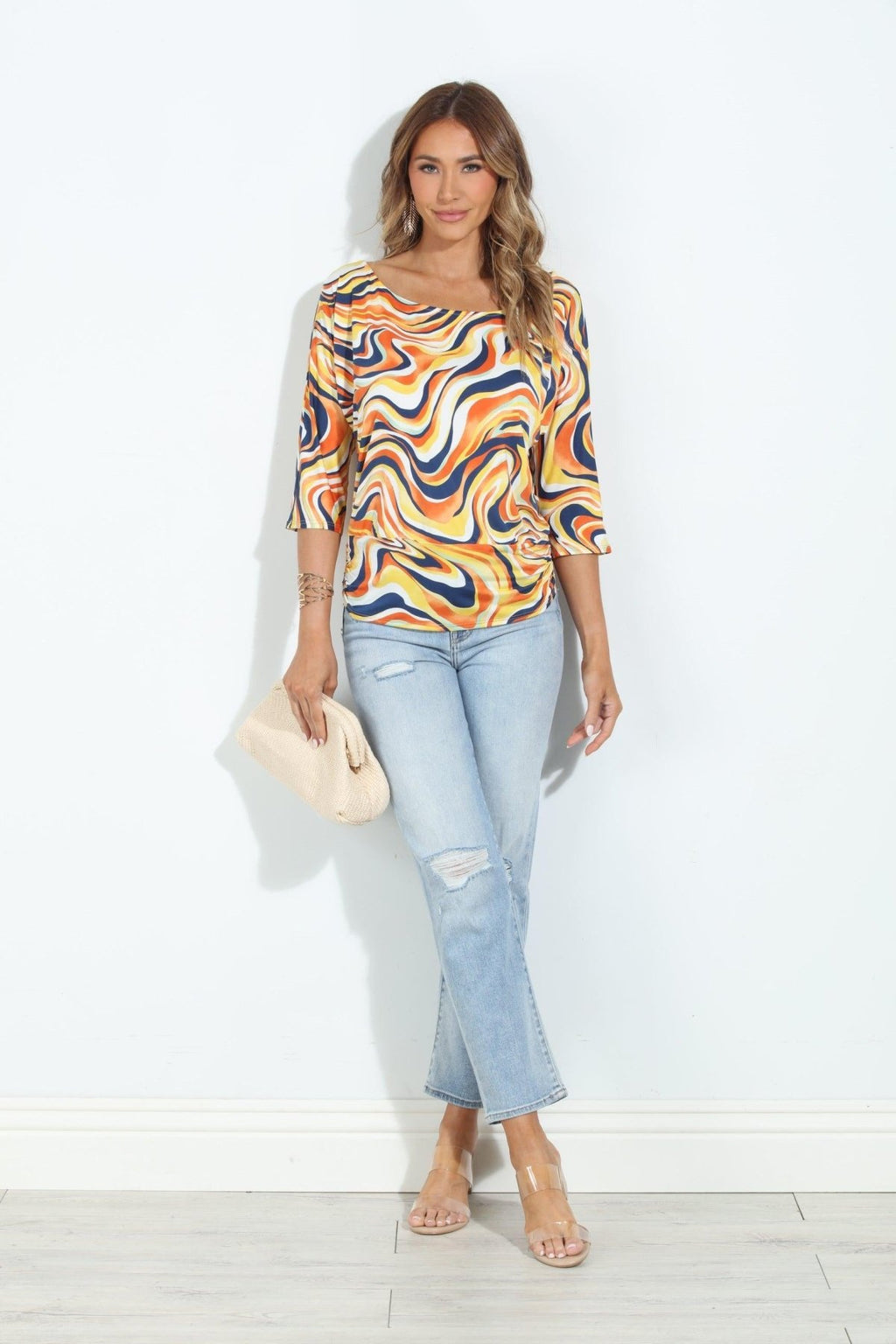 Luma Shirred Waist Top-FINAL SALE