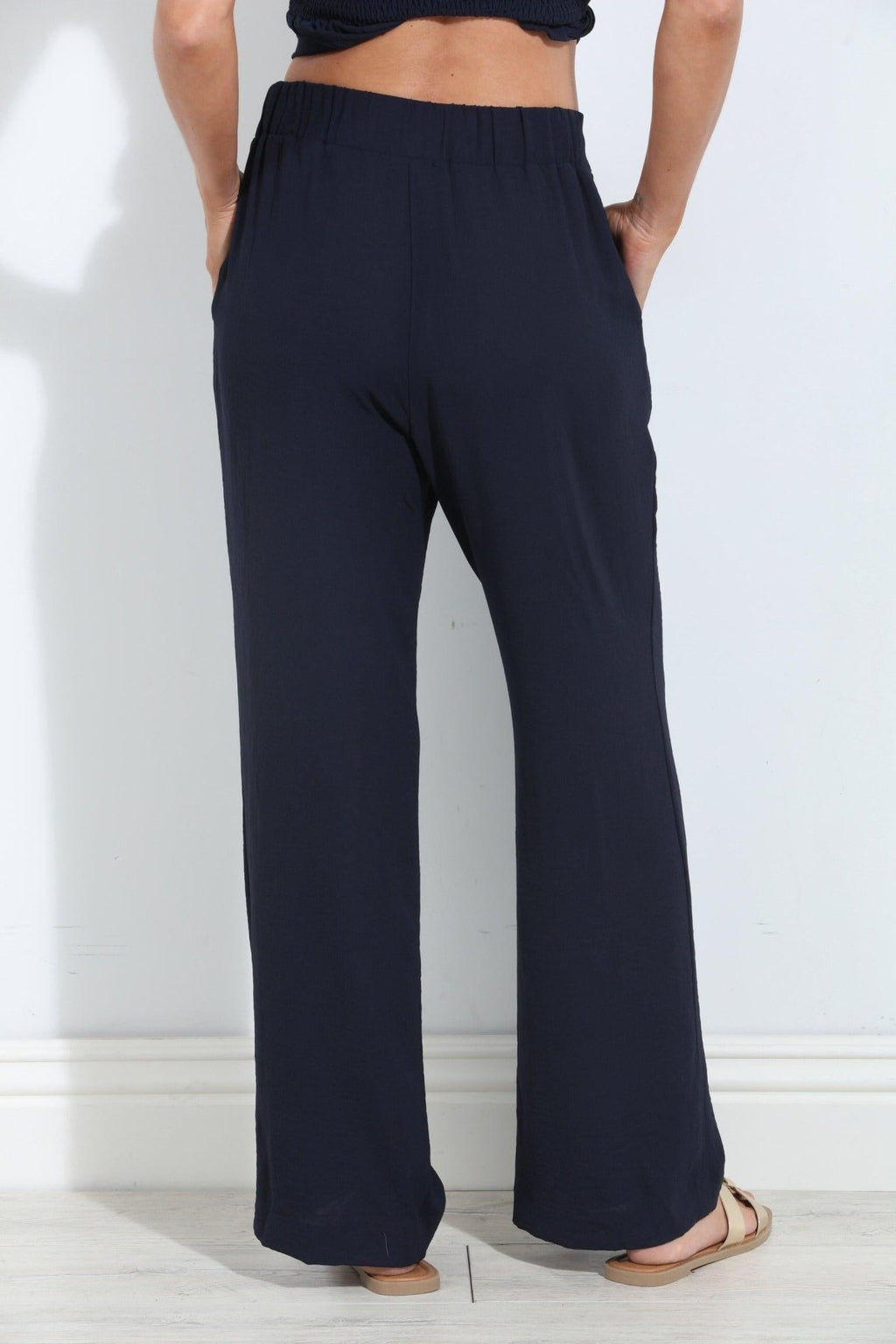 Navy Airflow Woven Trousers