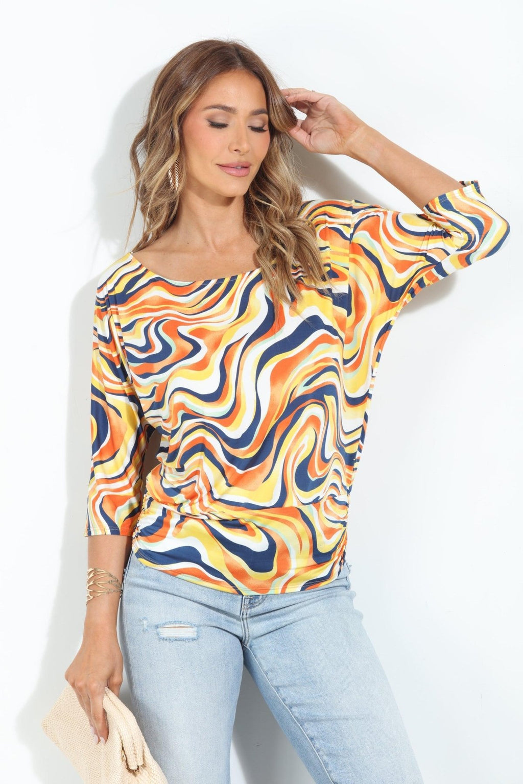 Luma Shirred Waist Top-FINAL SALE