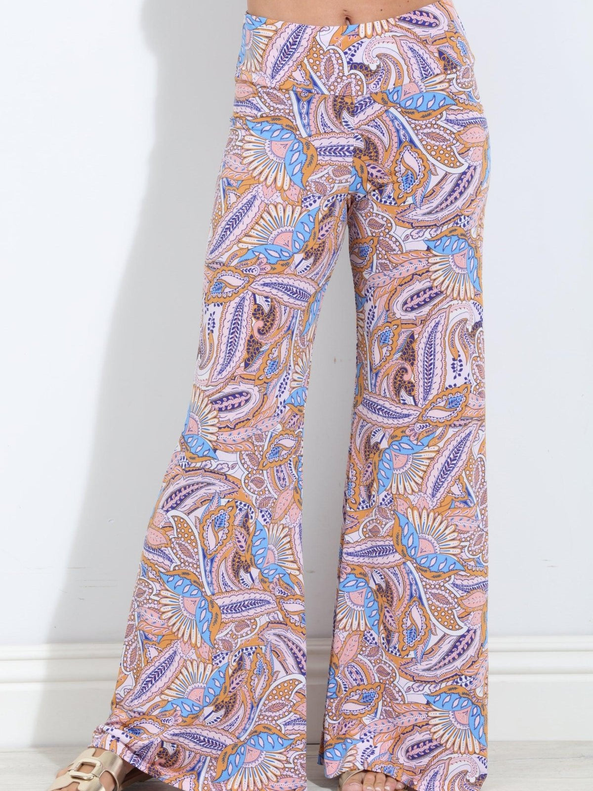 Brando Stretch Wide Leg Pants-FINAL SALE