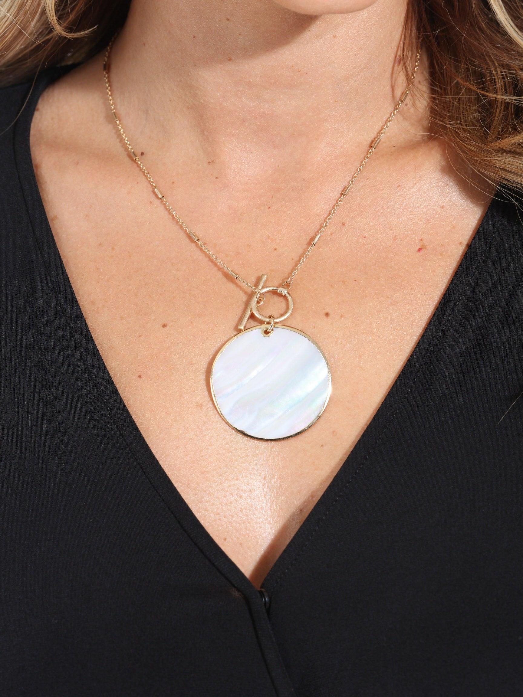Aurora Shell Statement Necklace
