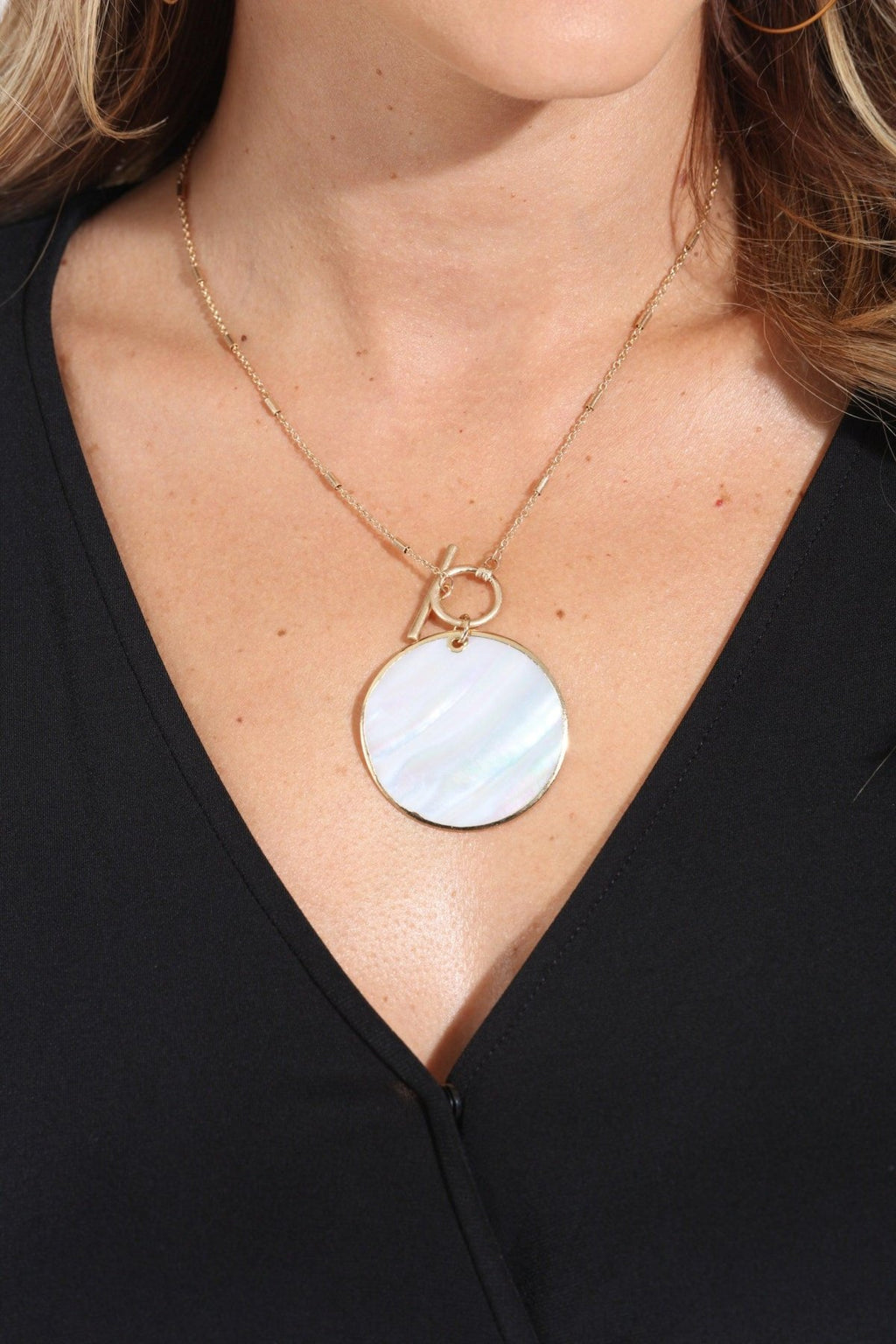 Aurora Shell Statement Necklace