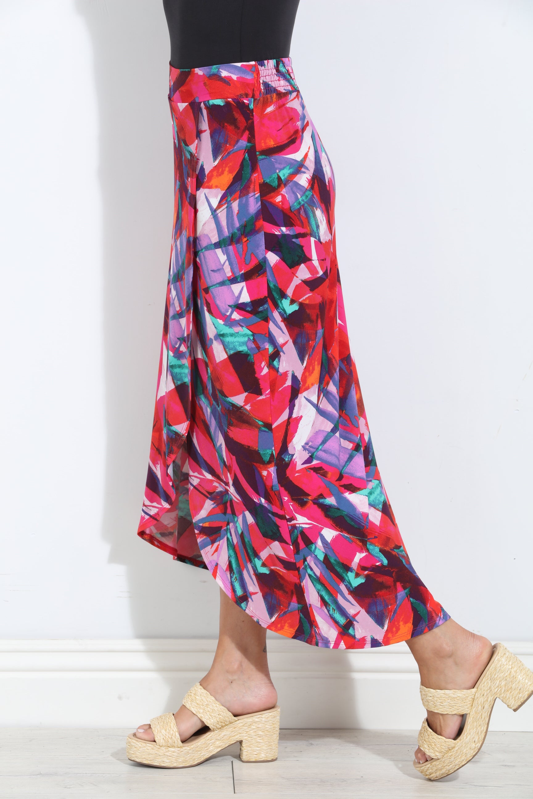 Palmera Faux Wrap Maxi Maxi Skirt