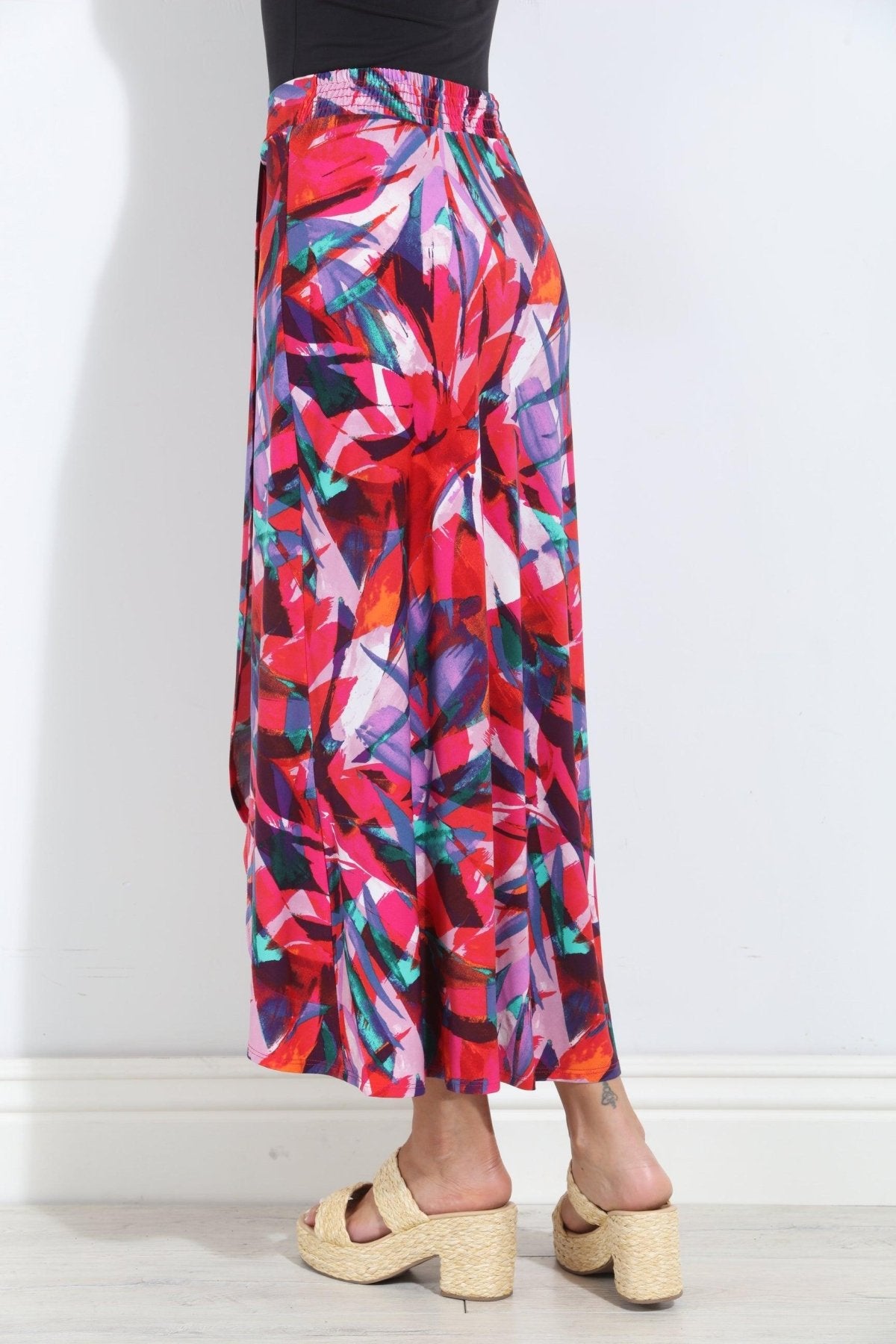 Palmera Faux Wrap Maxi Skirt-FINAL SALE