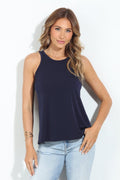 Navy Stretch Swing Tank-Best Seller