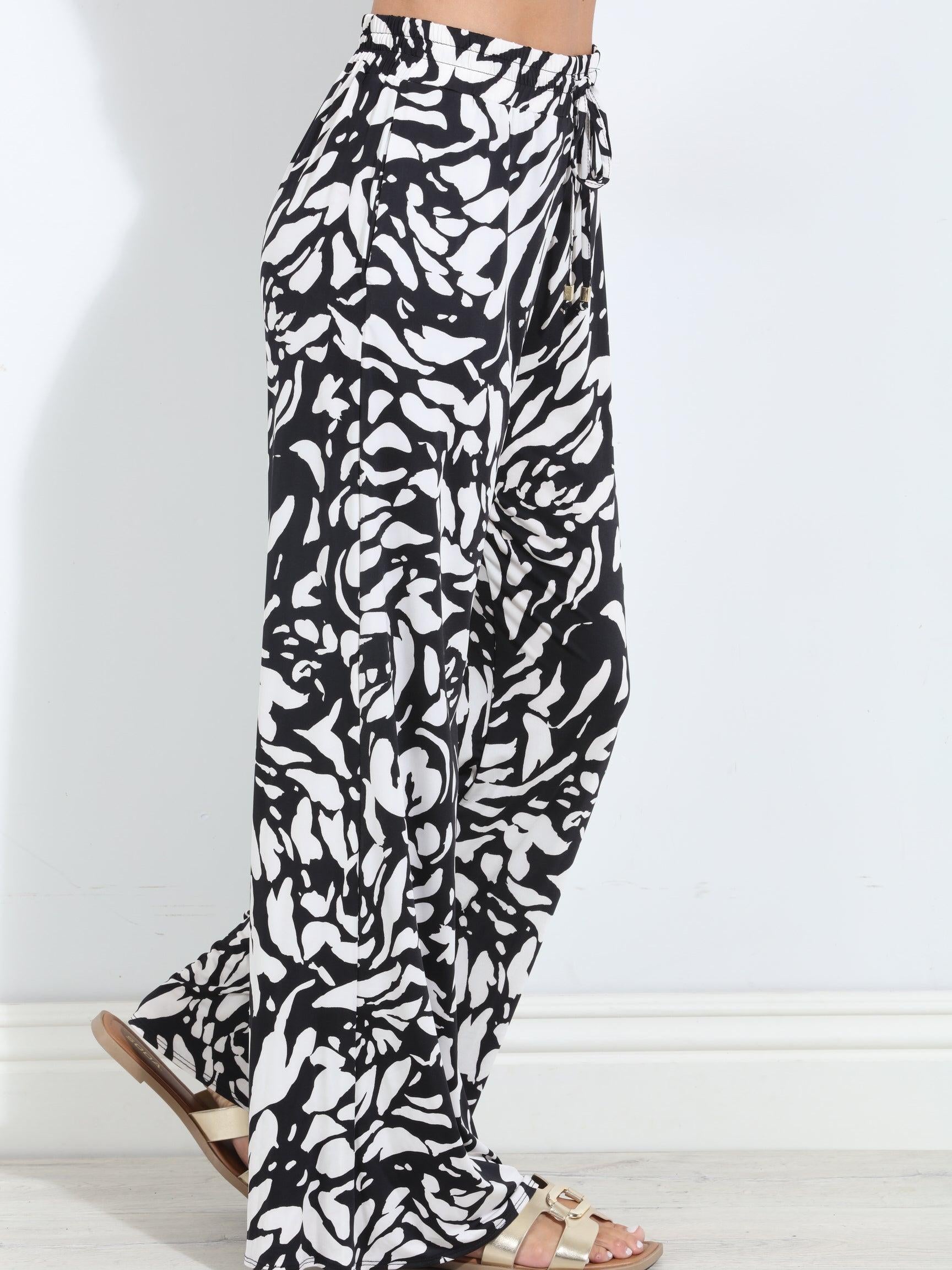 Dalma Drawstring Wide Leg Pant