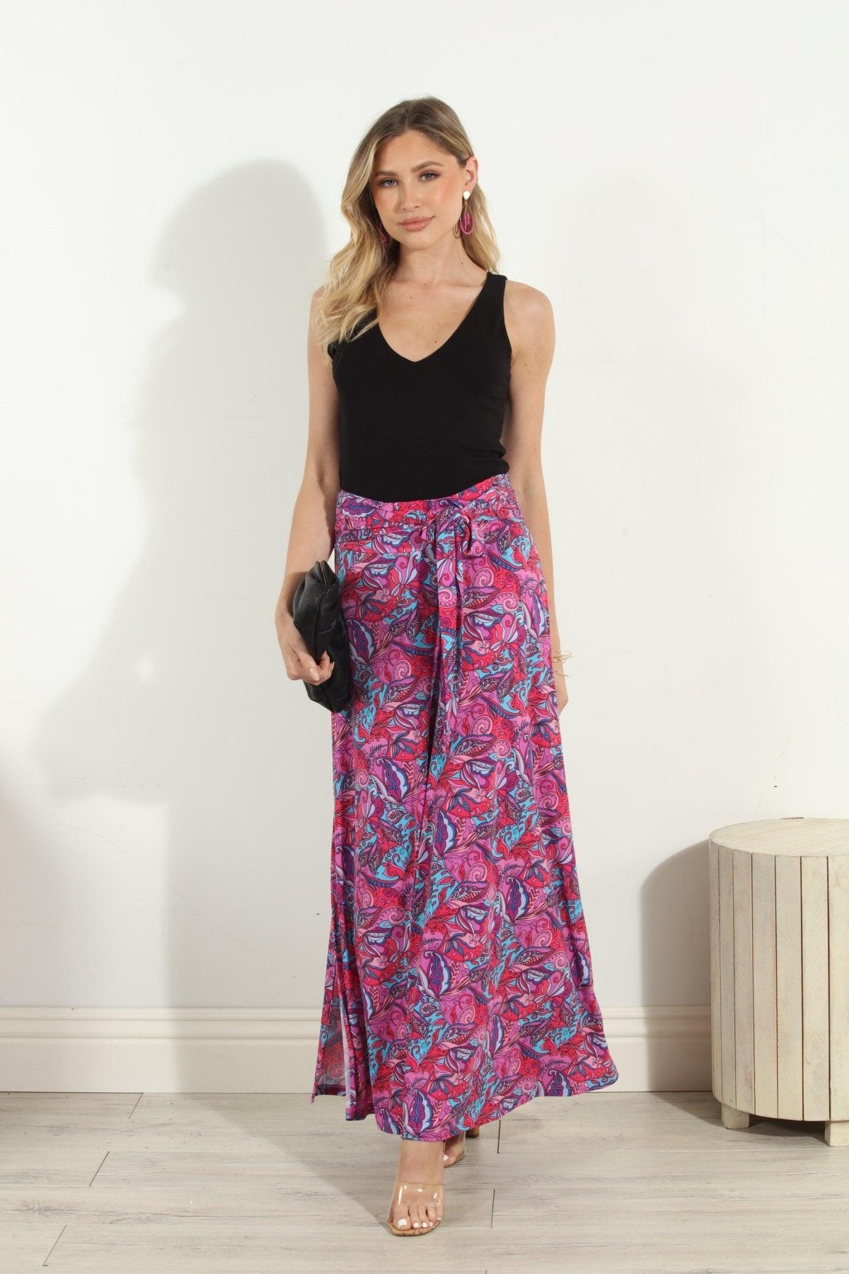 Shaye Tie Front Maxi Skirt-BEST SELLER