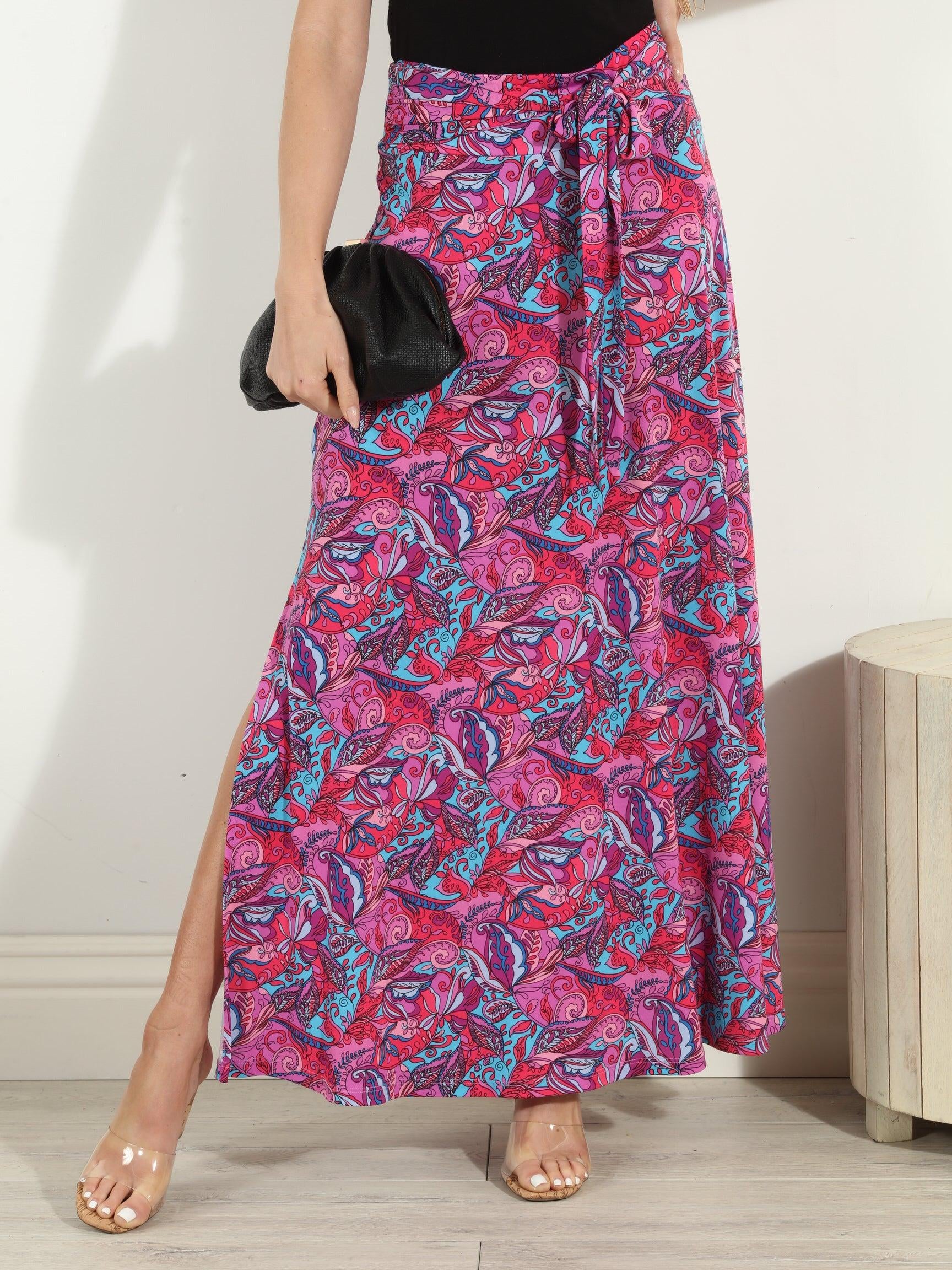 Shaye Tie Front Maxi Skirt-BEST SELLER
