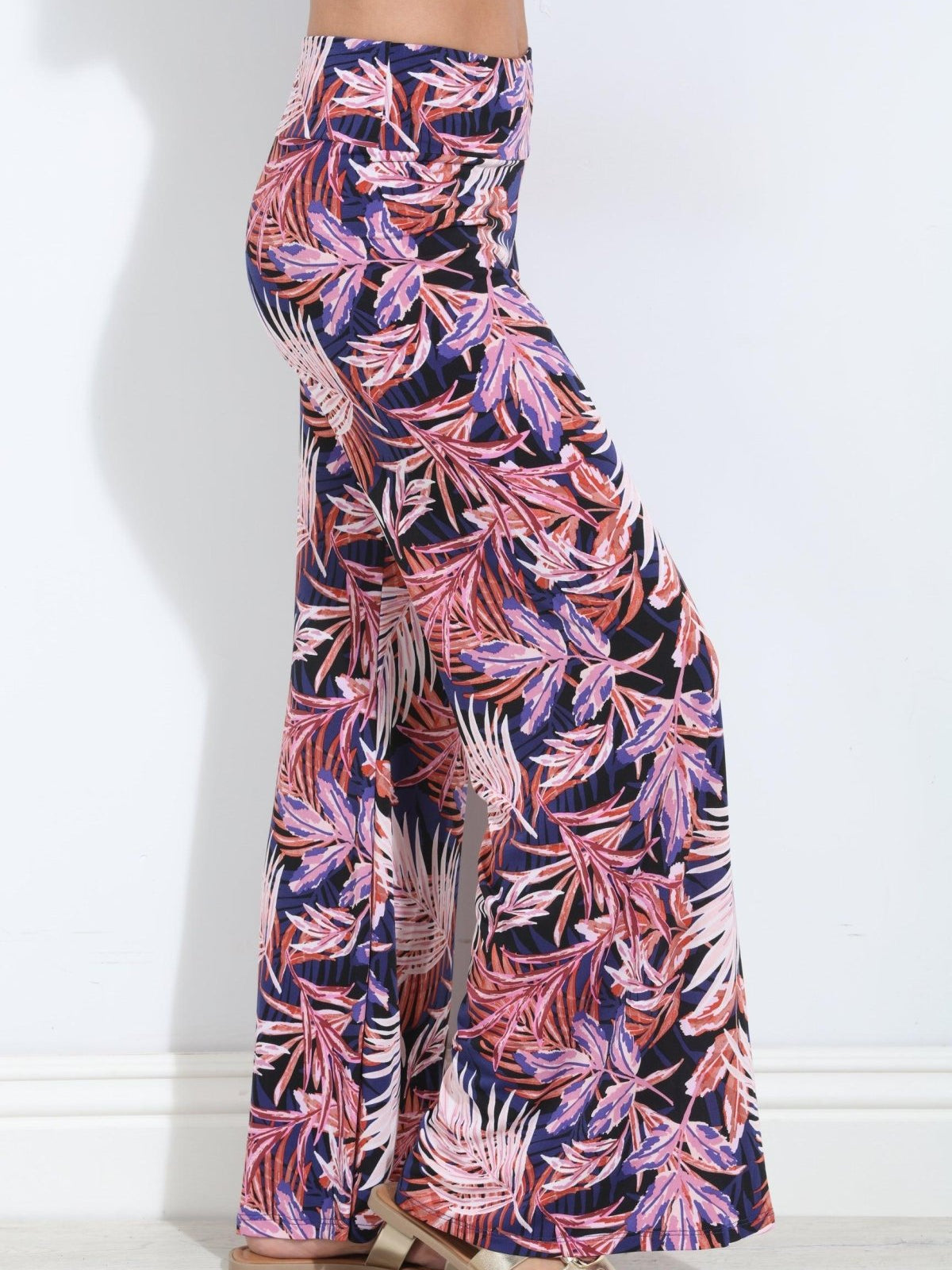 Yara Stretch Wide Leg Pants-FINAL SALE
