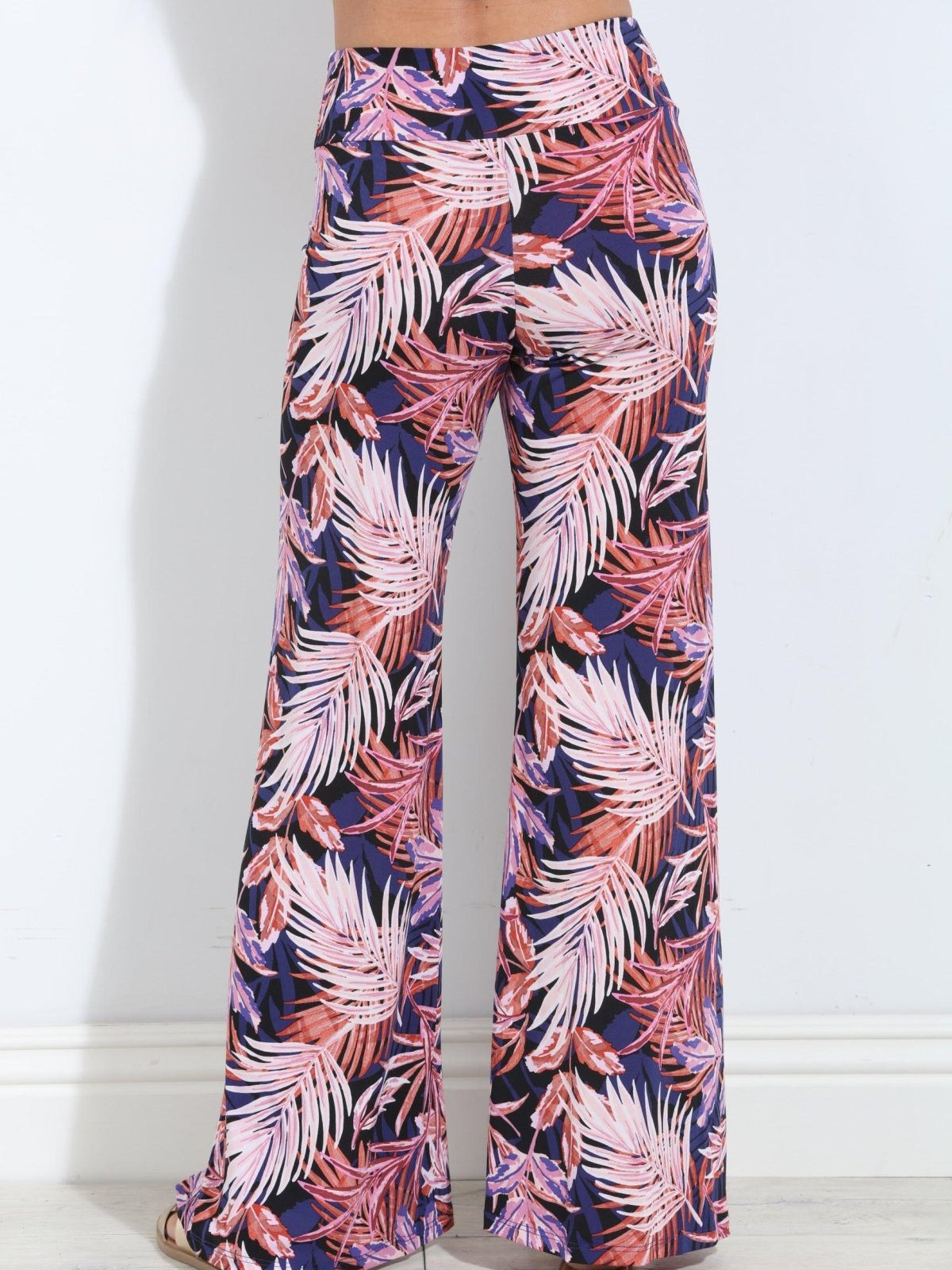 Yara Stretch Wide Leg Pants-FINAL SALE