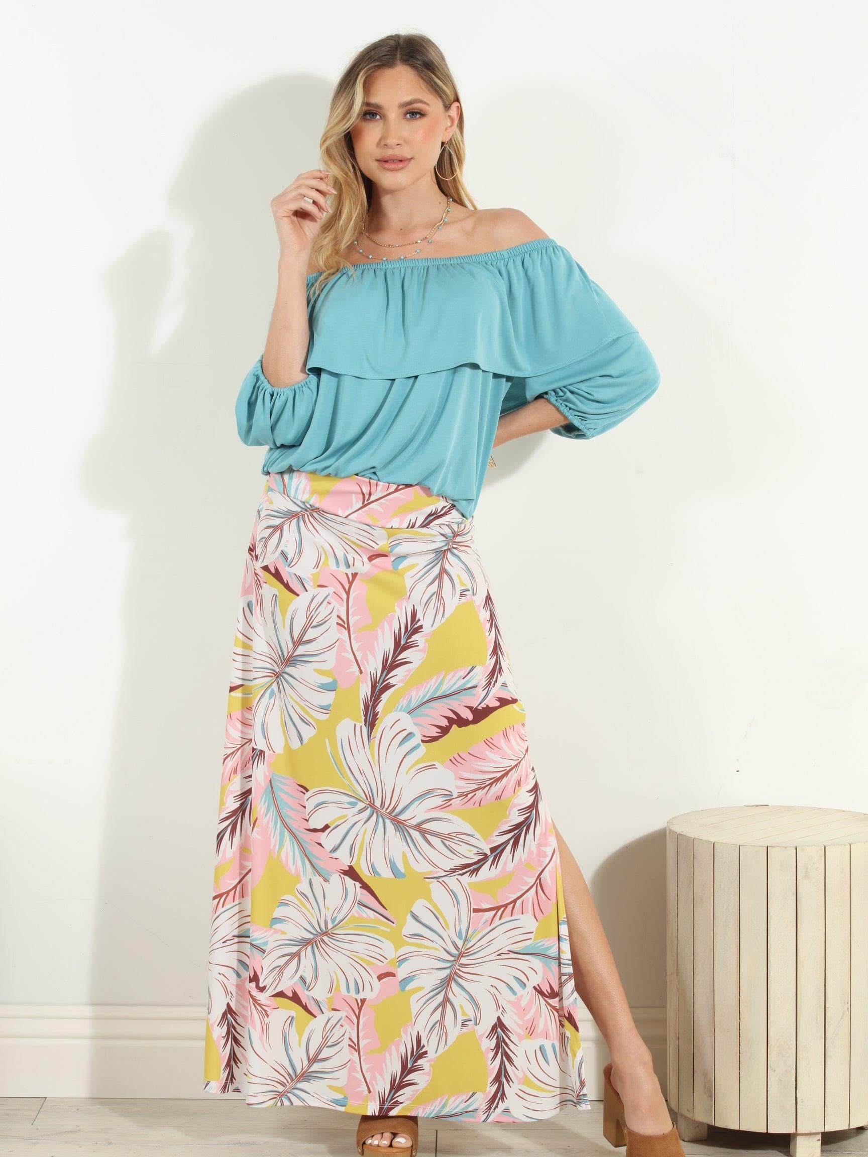 Tricia Stretch Maxi Skirt-FINAL SALE