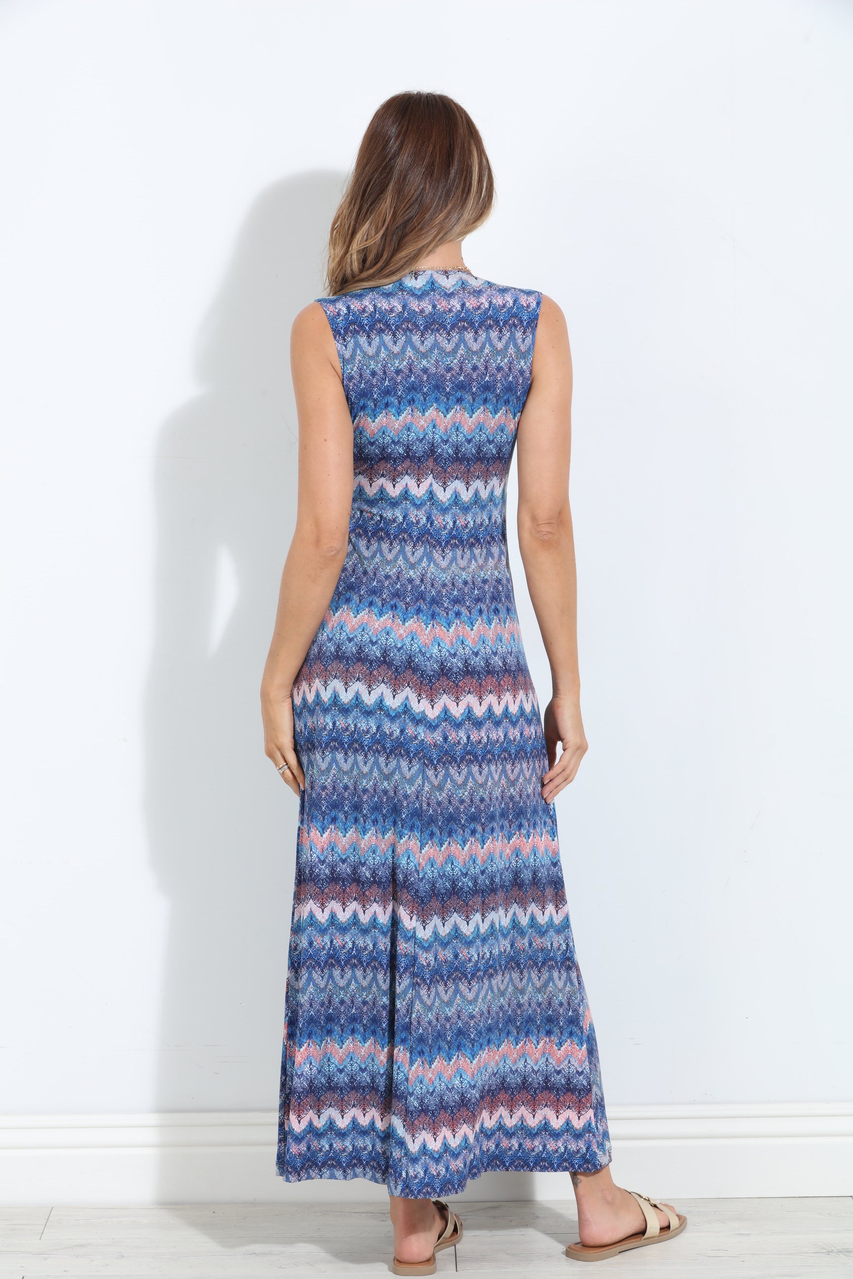 Odyssey Stretch V-Neck Maxi Dress-BEST SELLER