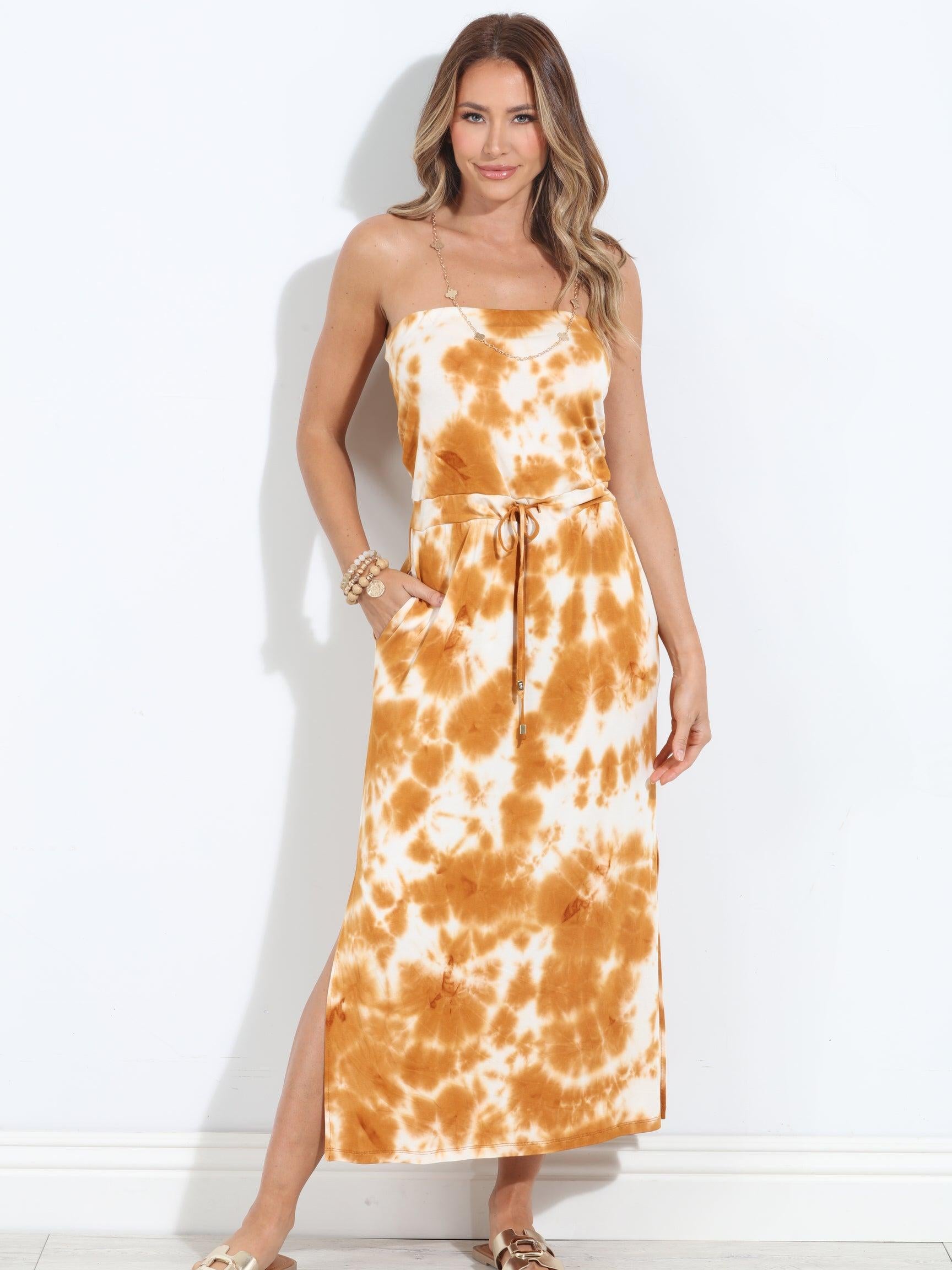 Doja TD Stretch Tube Maxi Dress-BEST SELLER