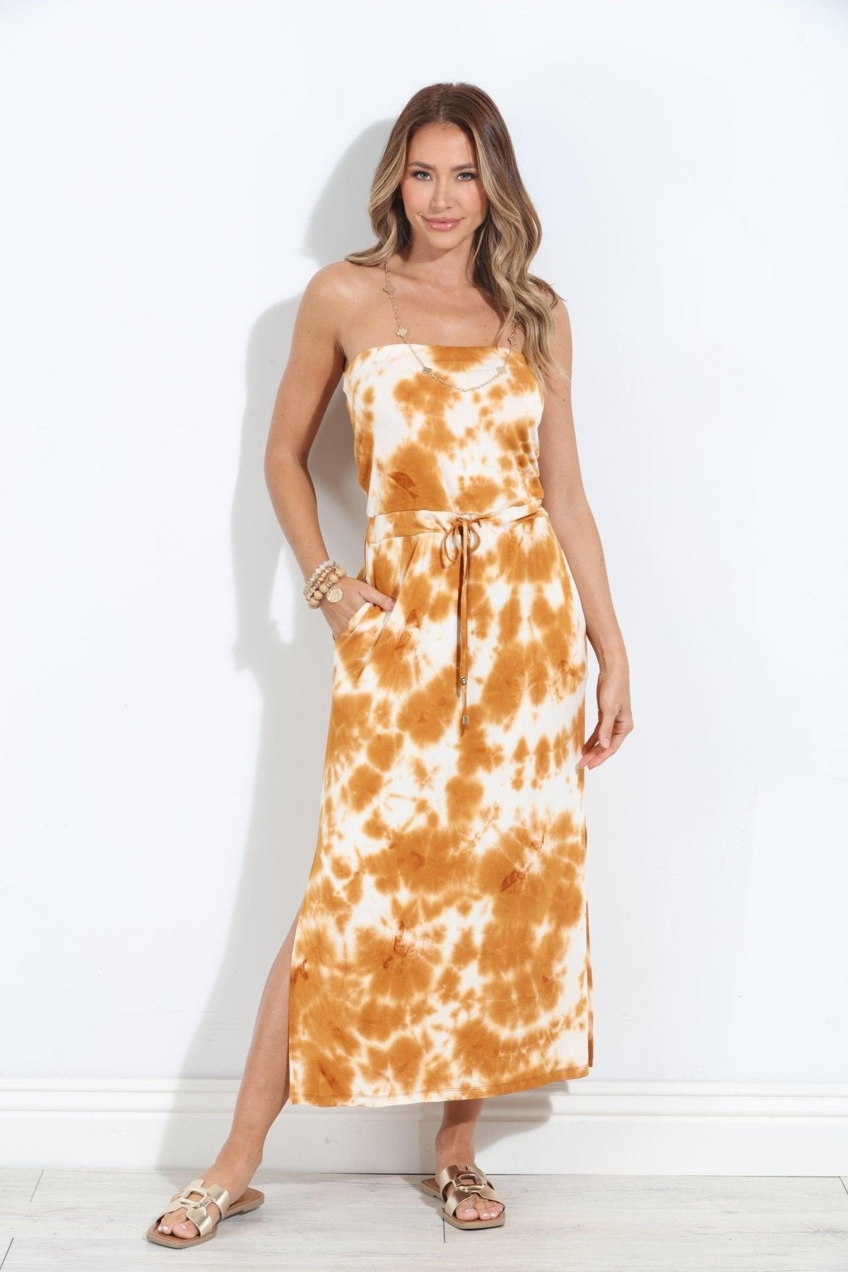 Doja TD Stretch Tube Maxi Dress-BEST SELLER