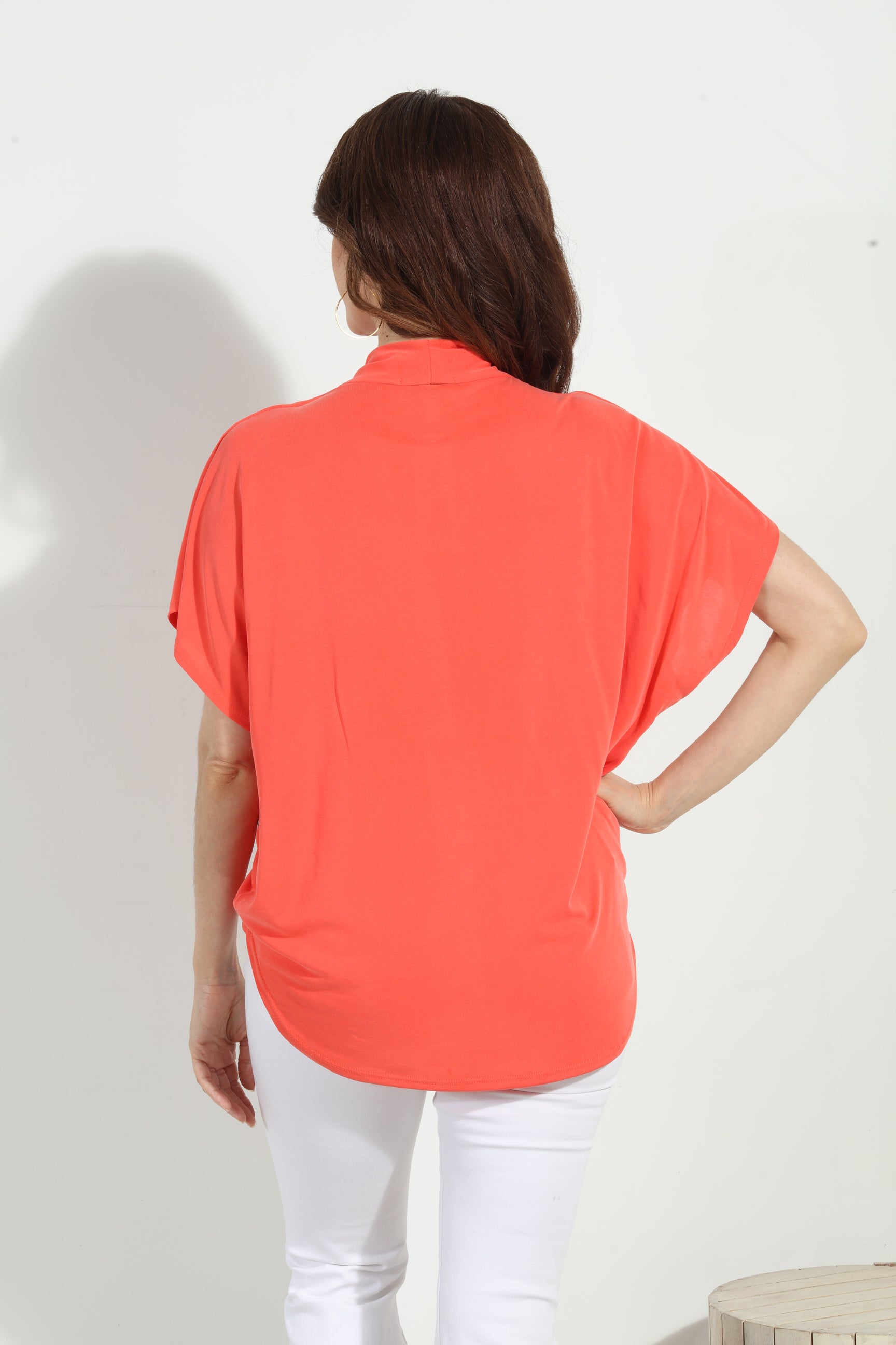 Candy Cupro Surplice Tee-NEW COLOR