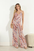 Carmel Cowlneck Wideleg Stretch Jumpsuit-FINAL SALE
