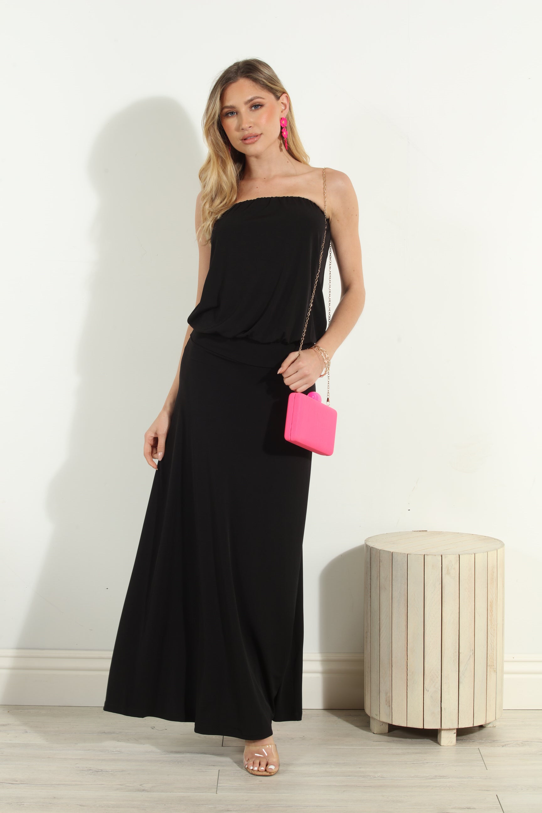 Strapless clearance jersey dress