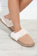 Cushy Camel Slipper-FINAL SALE