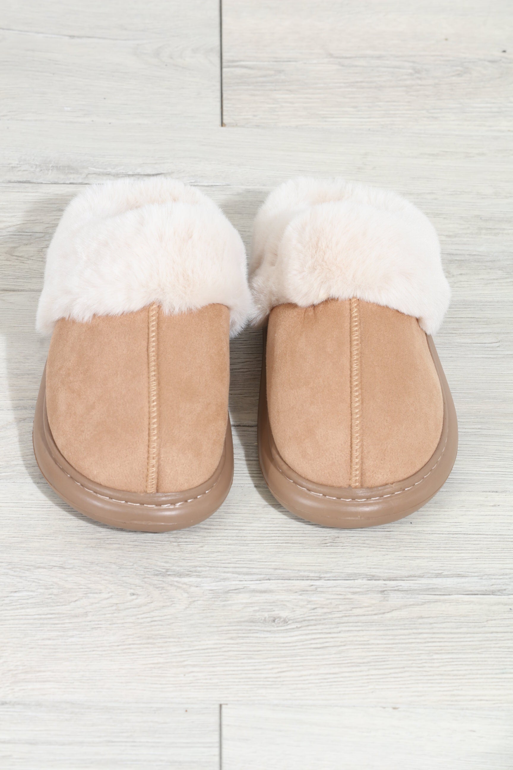 Cushy Camel Slipper