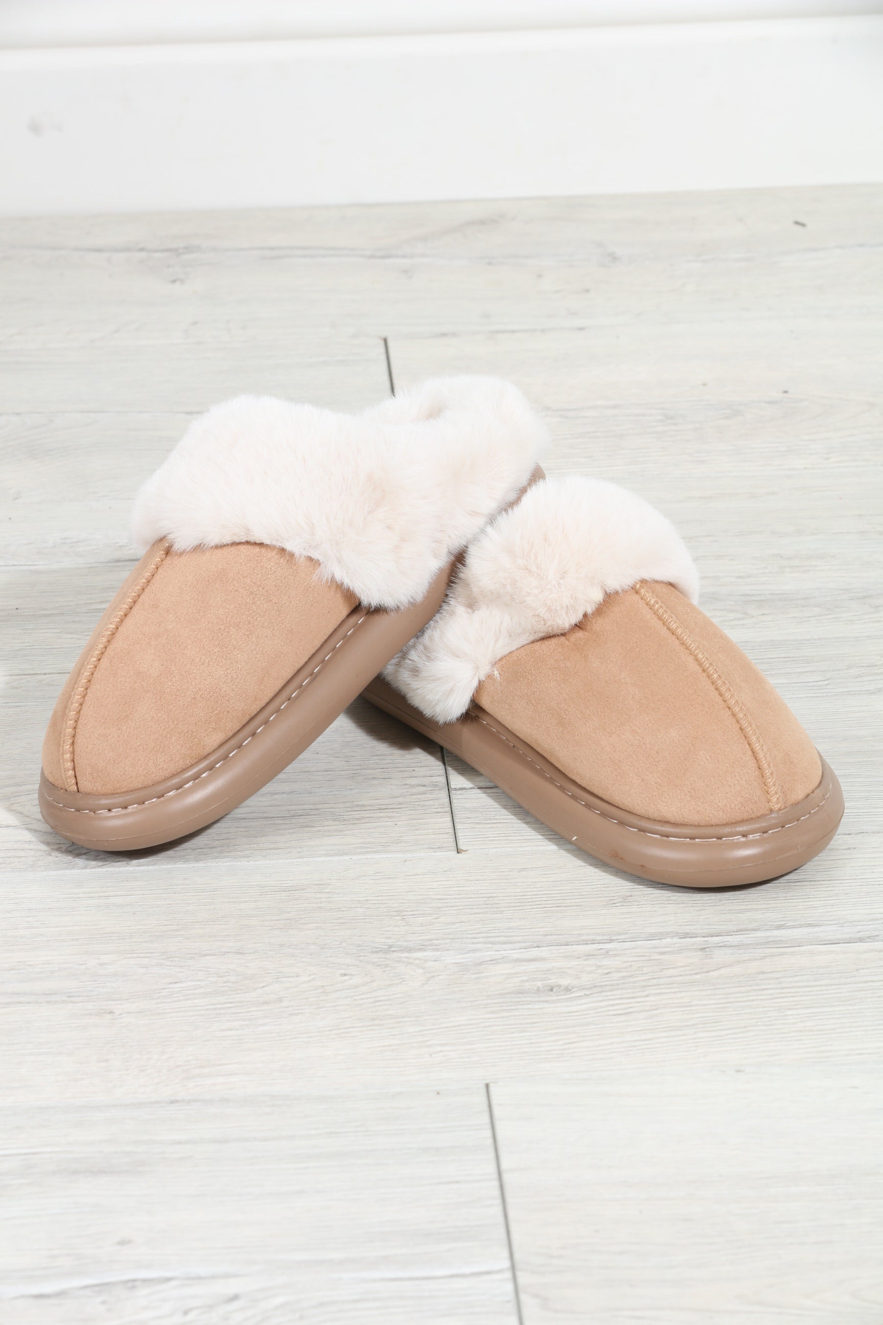 Cushy Camel Slipper