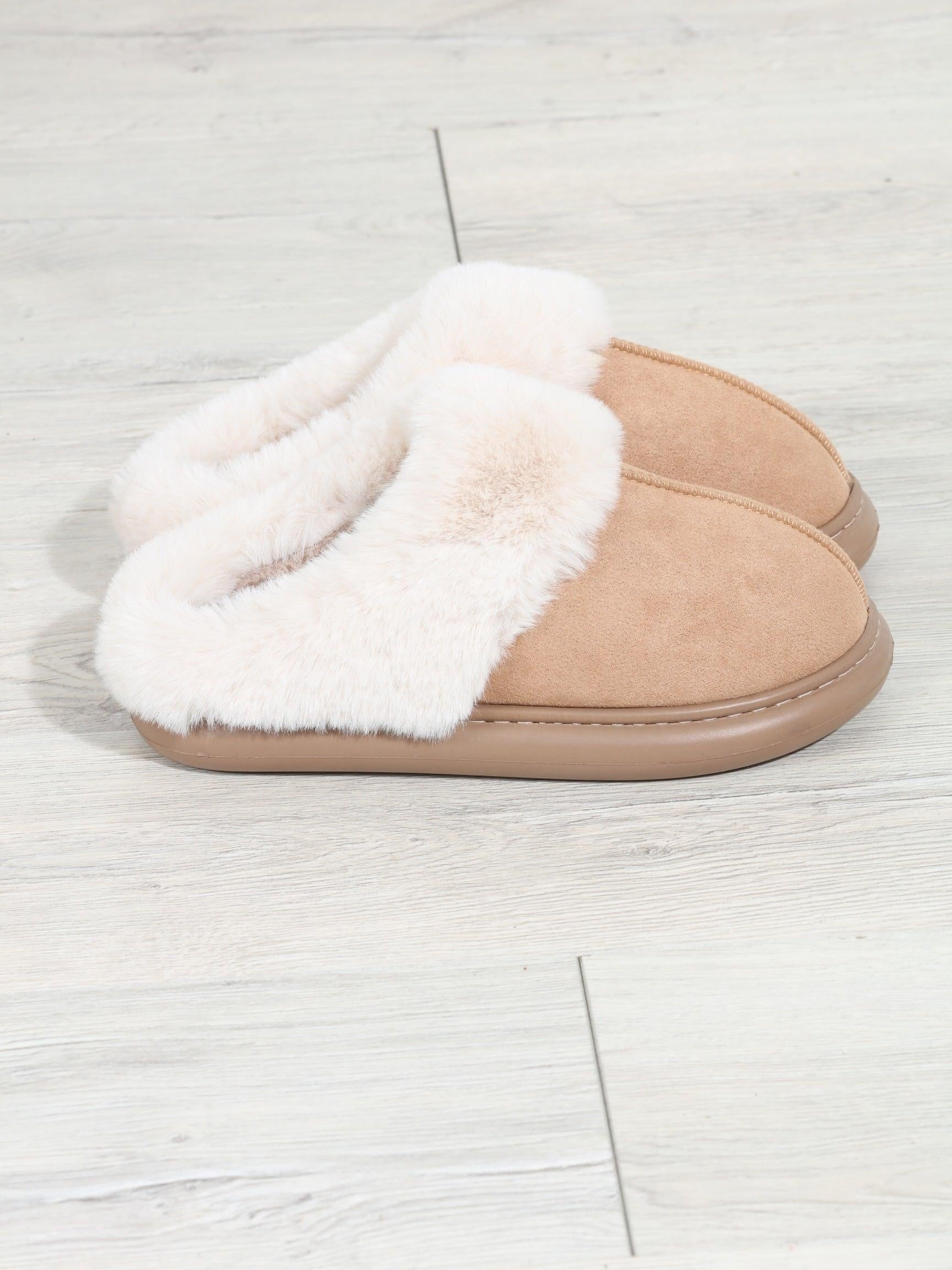 Cushy Camel Slipper-FINAL SALE