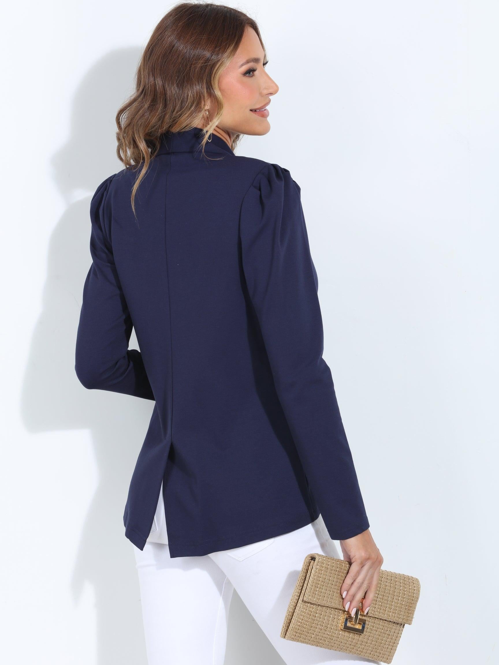 Kristi Navy Ponti Blazer-BEST SELLER