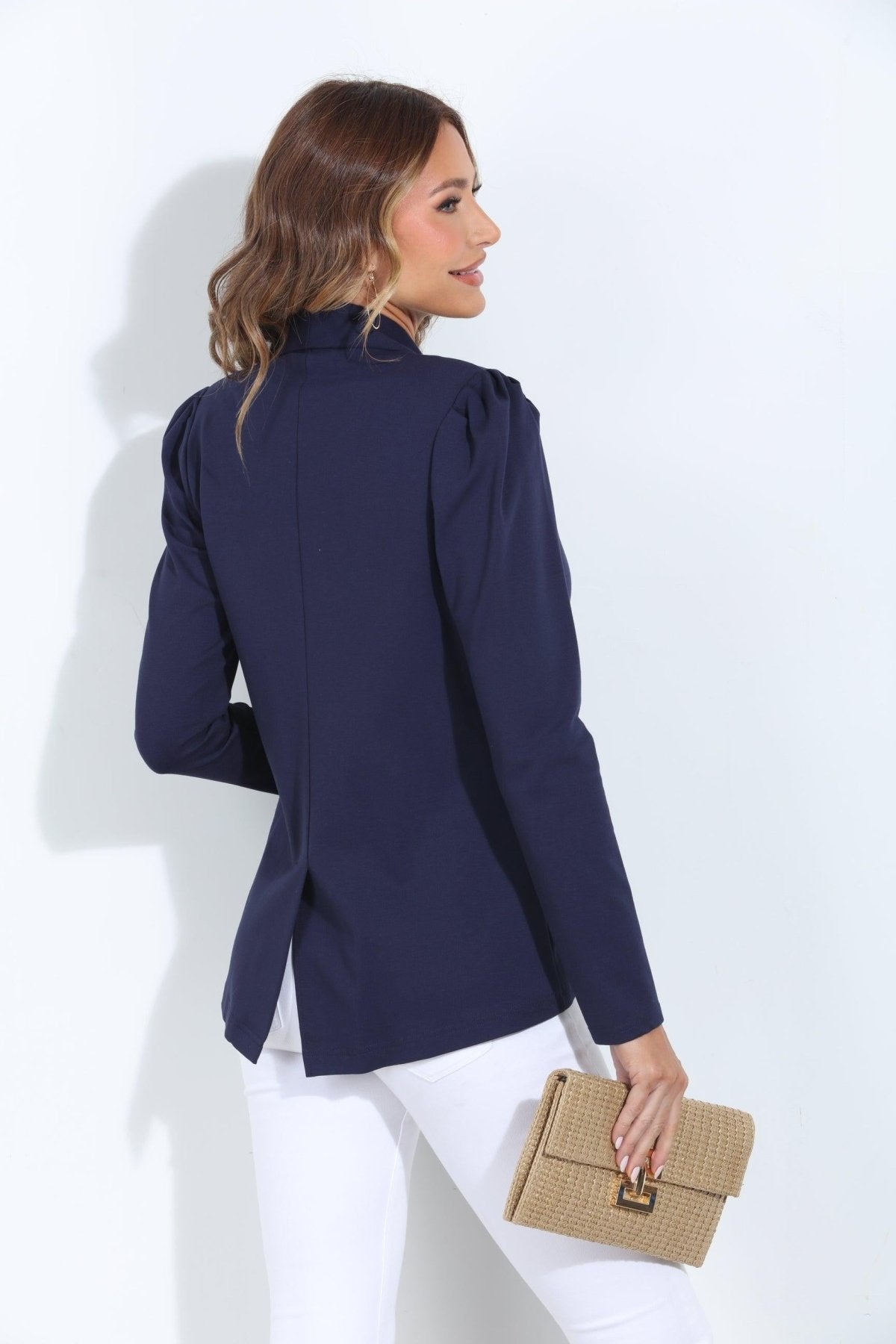 Kristi Navy Ponti Blazer-BEST SELLER