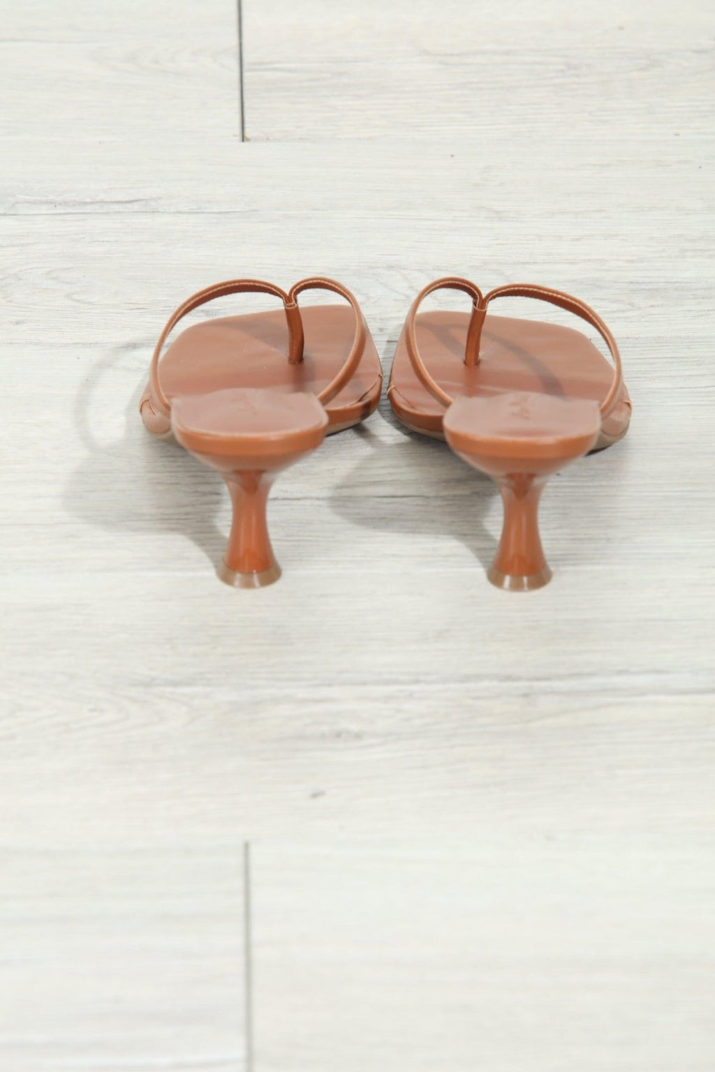 Chestnut Kitten Heel Sandals-BEST SELLER