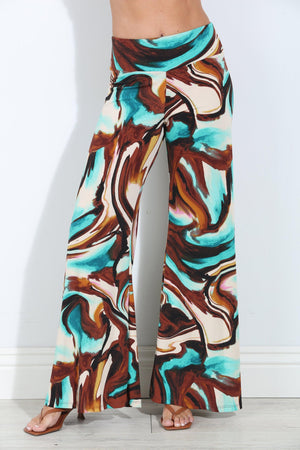 Kazia Stretch Wide Leg Pants-BEST SELLER