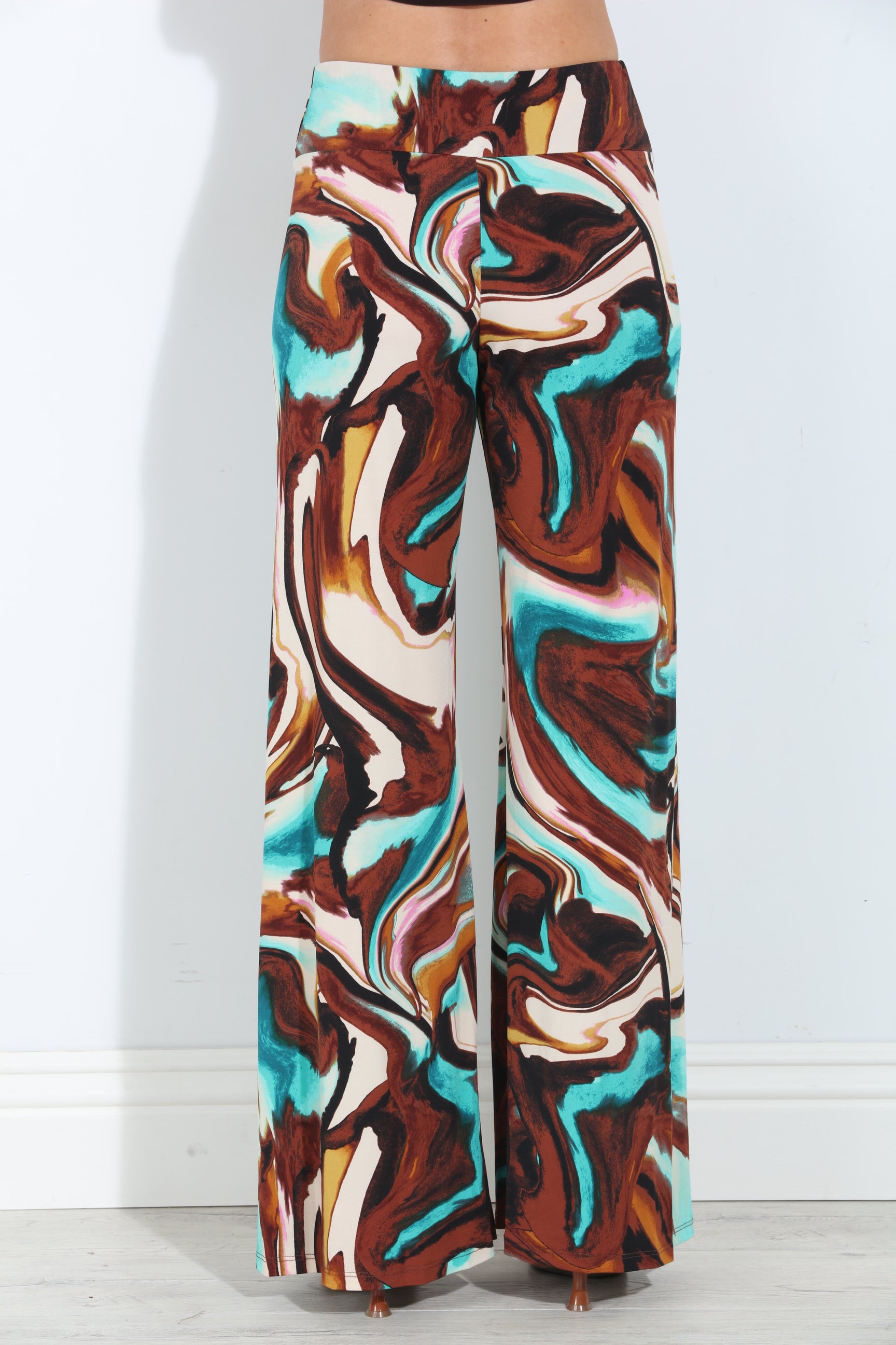 Kazia Stretch Wide Leg Pants-BEST SELLER