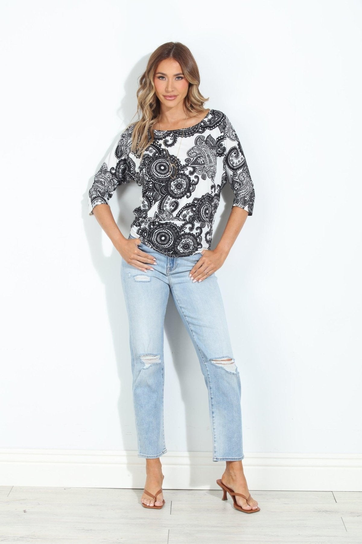 Bloom Shirred Waist Top-BEST SELLER