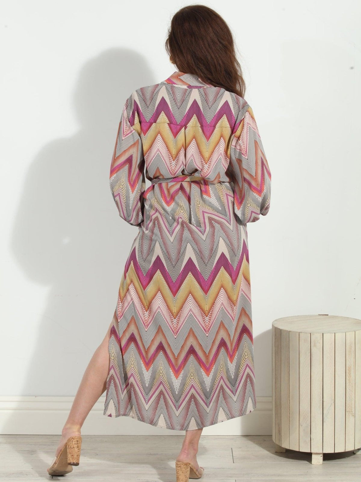 Luxe Button Down Shirt Dress-FINAL SALE