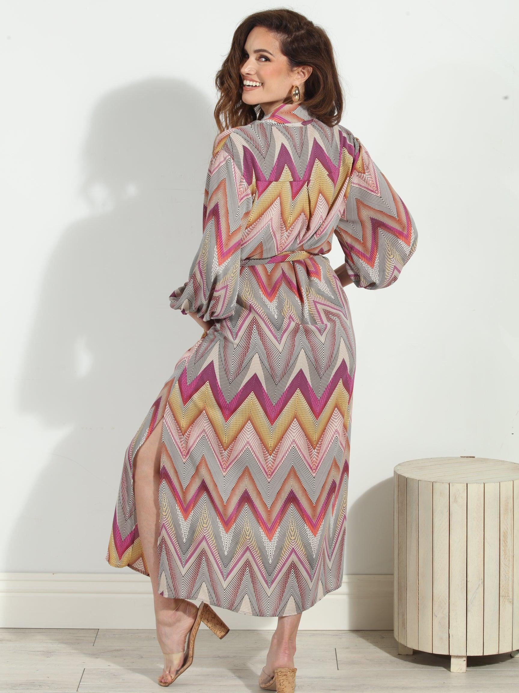 Luxe Button Down Shirt Dress-FINAL SALE