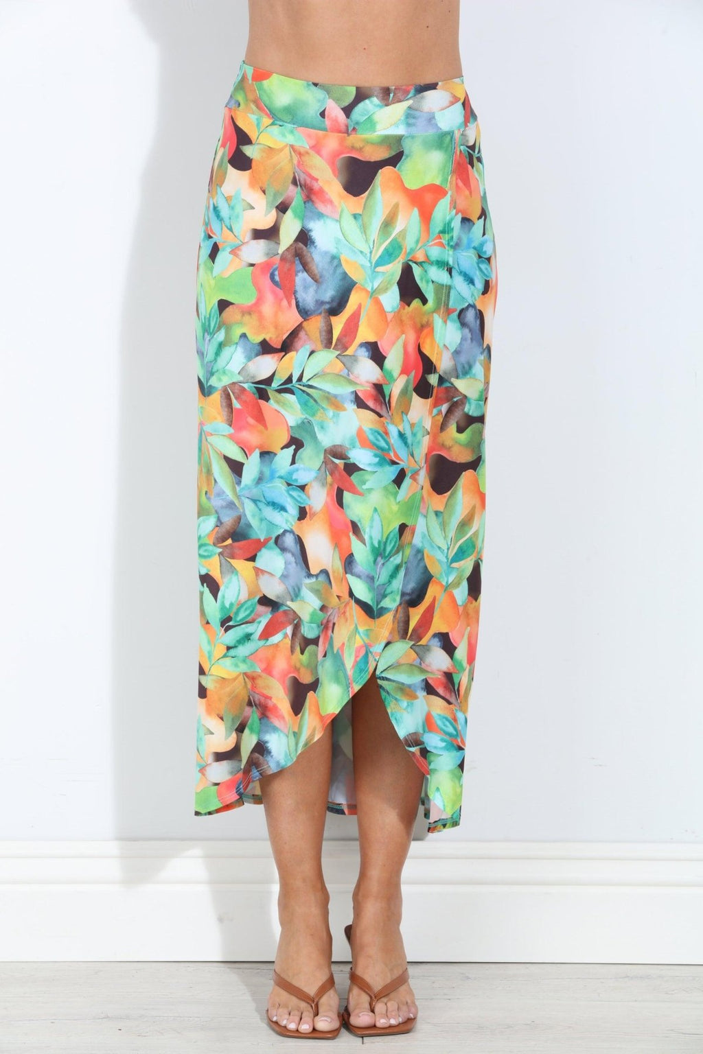 Giada Faux Wrap Maxi Skirt-BEST SELLER