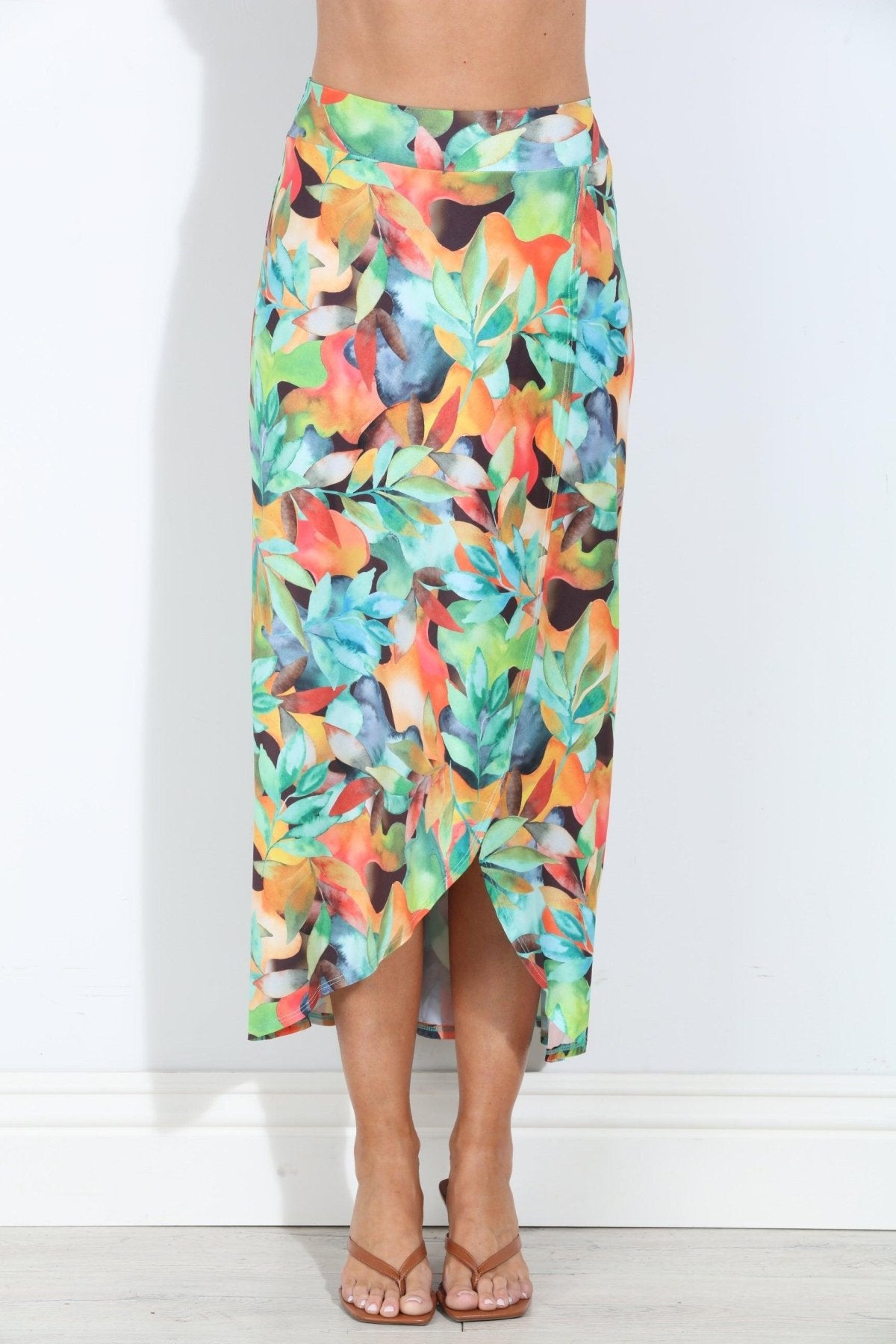 Giada Faux Wrap Maxi Skirt-BEST SELLER
