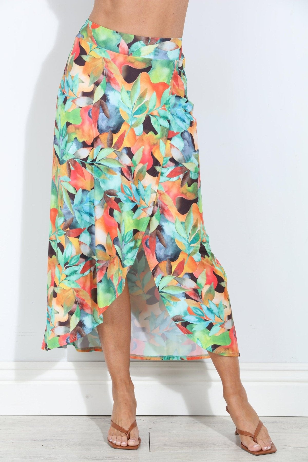 Giada Faux Wrap Maxi Skirt-BEST SELLER