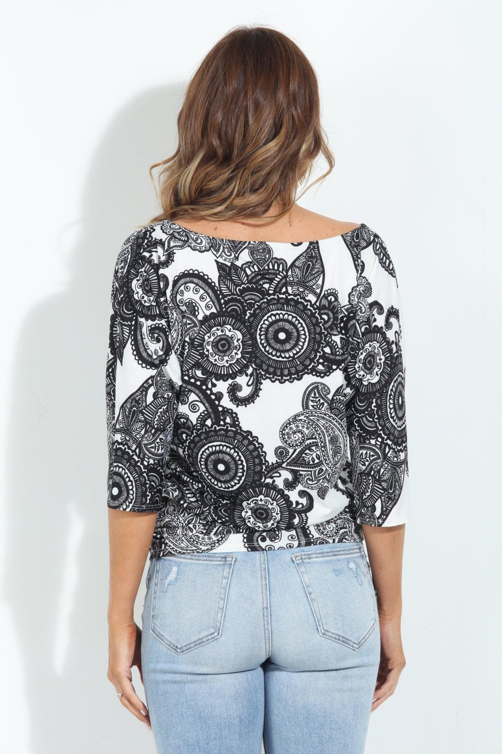 Bloom Shirred Waist Top-FINAL SALE