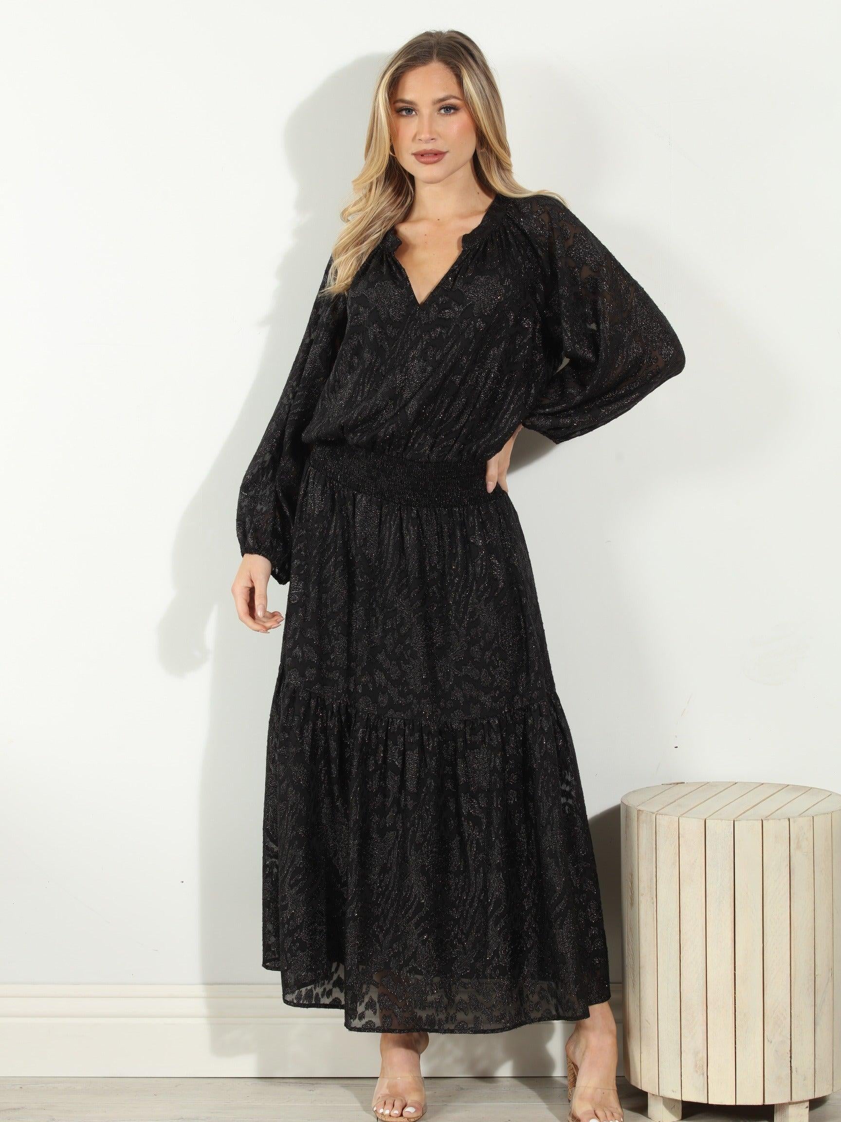 Yuna Smocked Maxi Dress-FINAL SALE