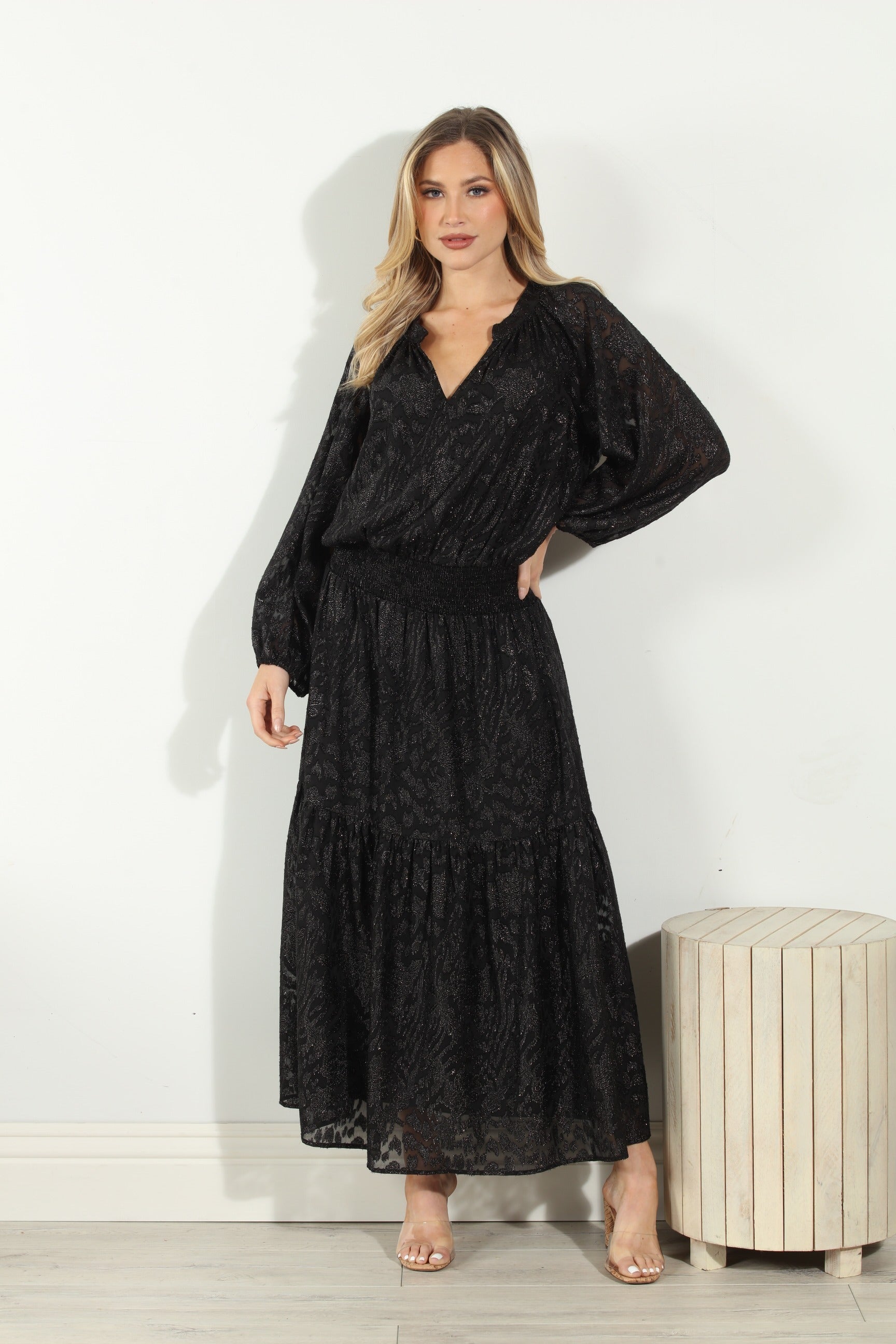 Yuna Smocked Maxi Dress-FINAL SALE