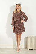 Isola Chiffon Smocked Dress-FINAL SALE