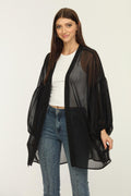 Black Chiffon Kimono-BEST SELLER