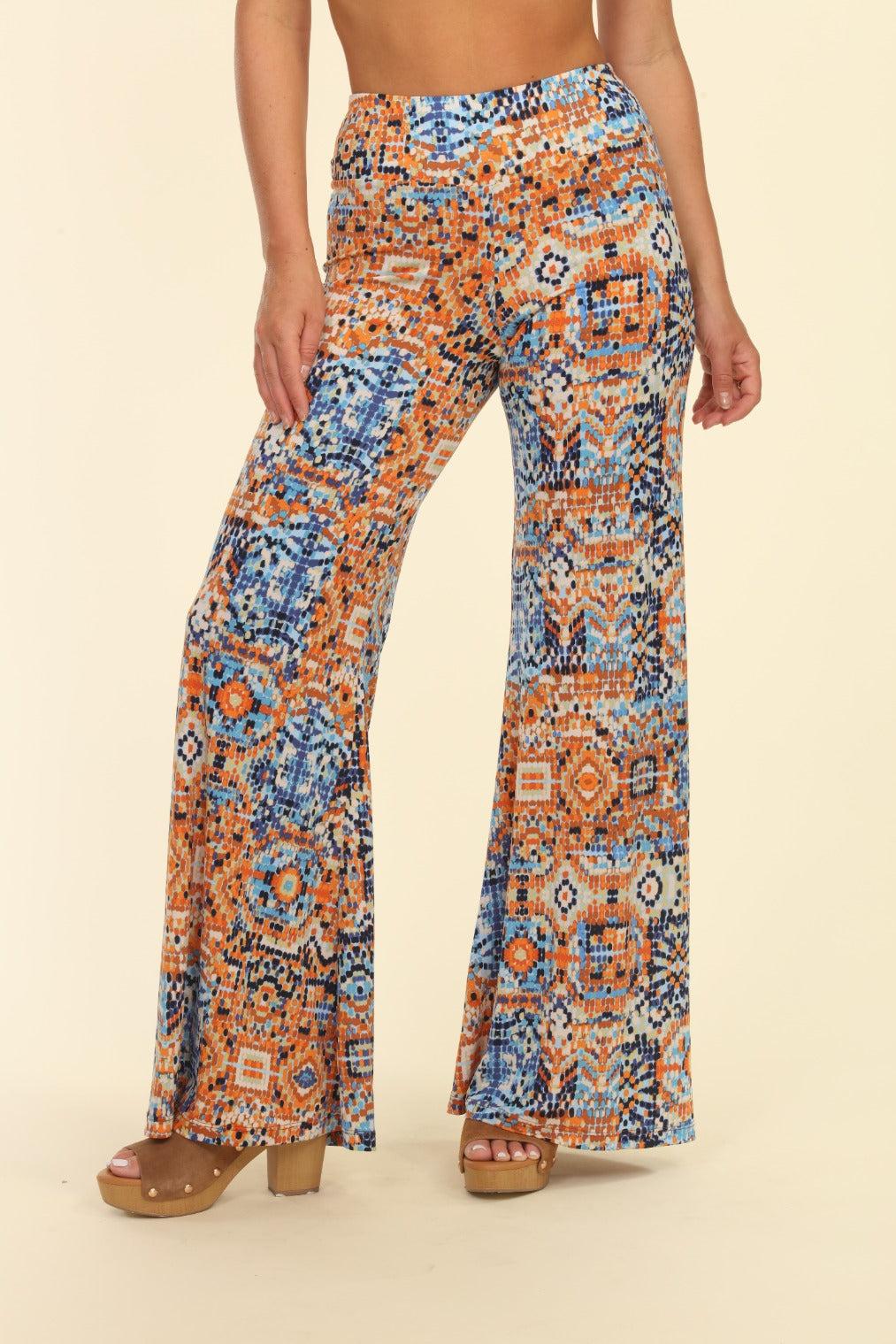 Detra Stretch Wide Leg Pants-FINAL SALE