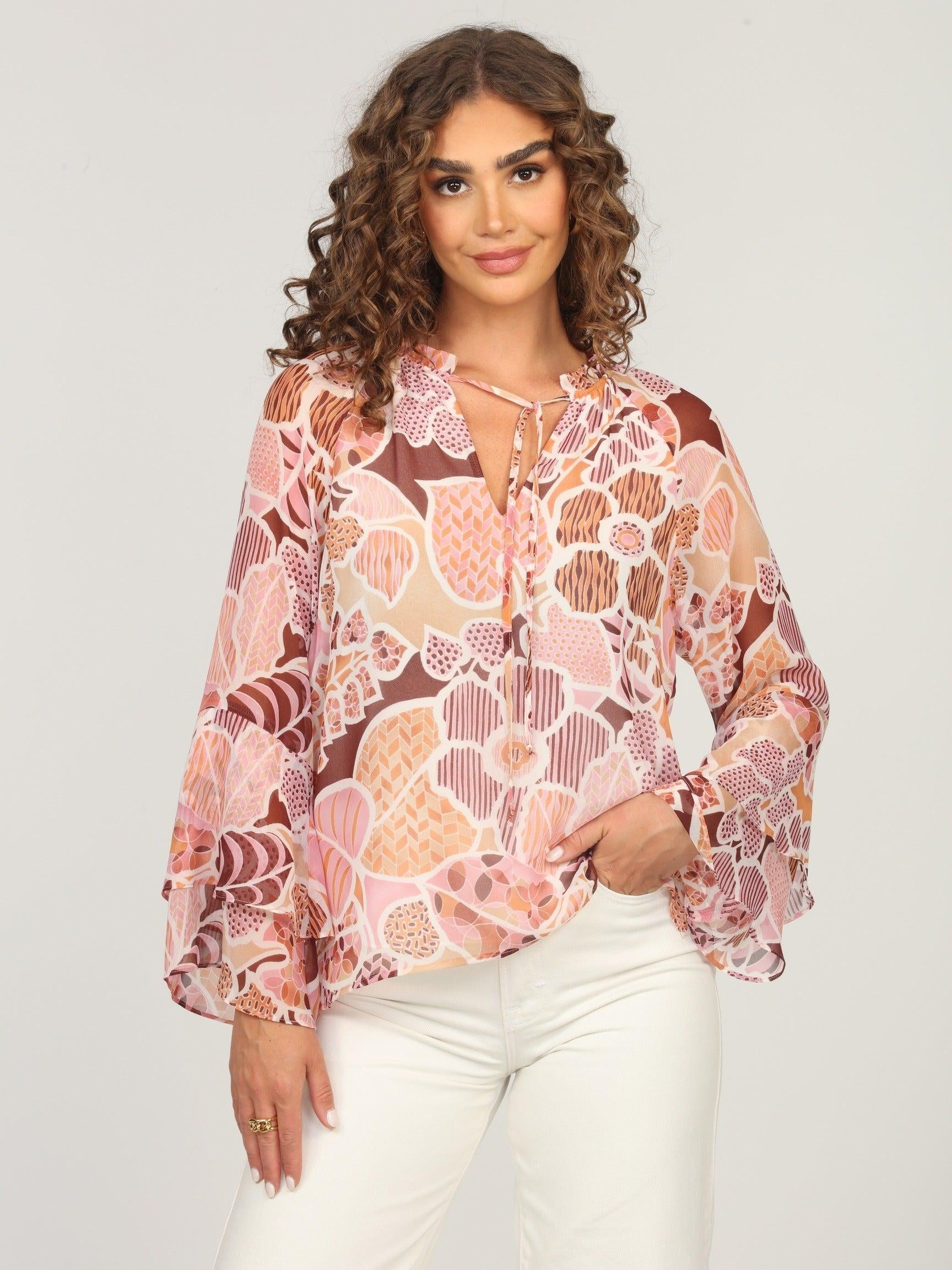 Fleur Flare Boho Sleeve Top - FINAL SALE