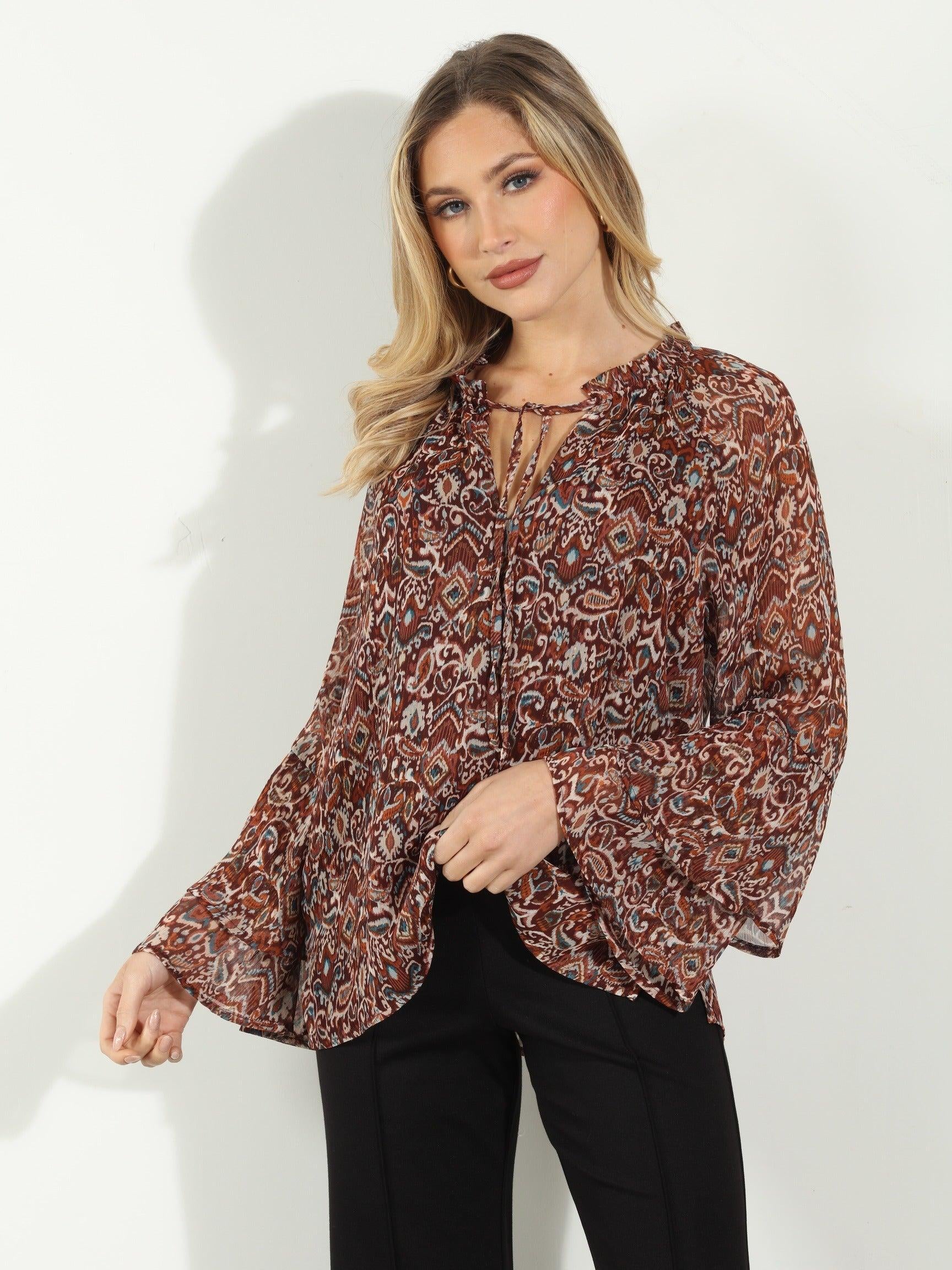 Isola Flare Boho Sleeve Top-BEST SELLER